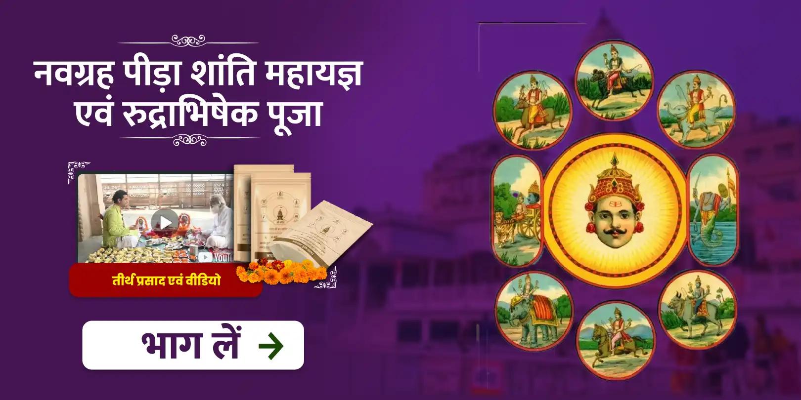 आश्विन शुक्ल द्वादशी विशेष नवग्रह पीड़ा शांति महायज्ञ एवं रुद्राभिषेक पूजा