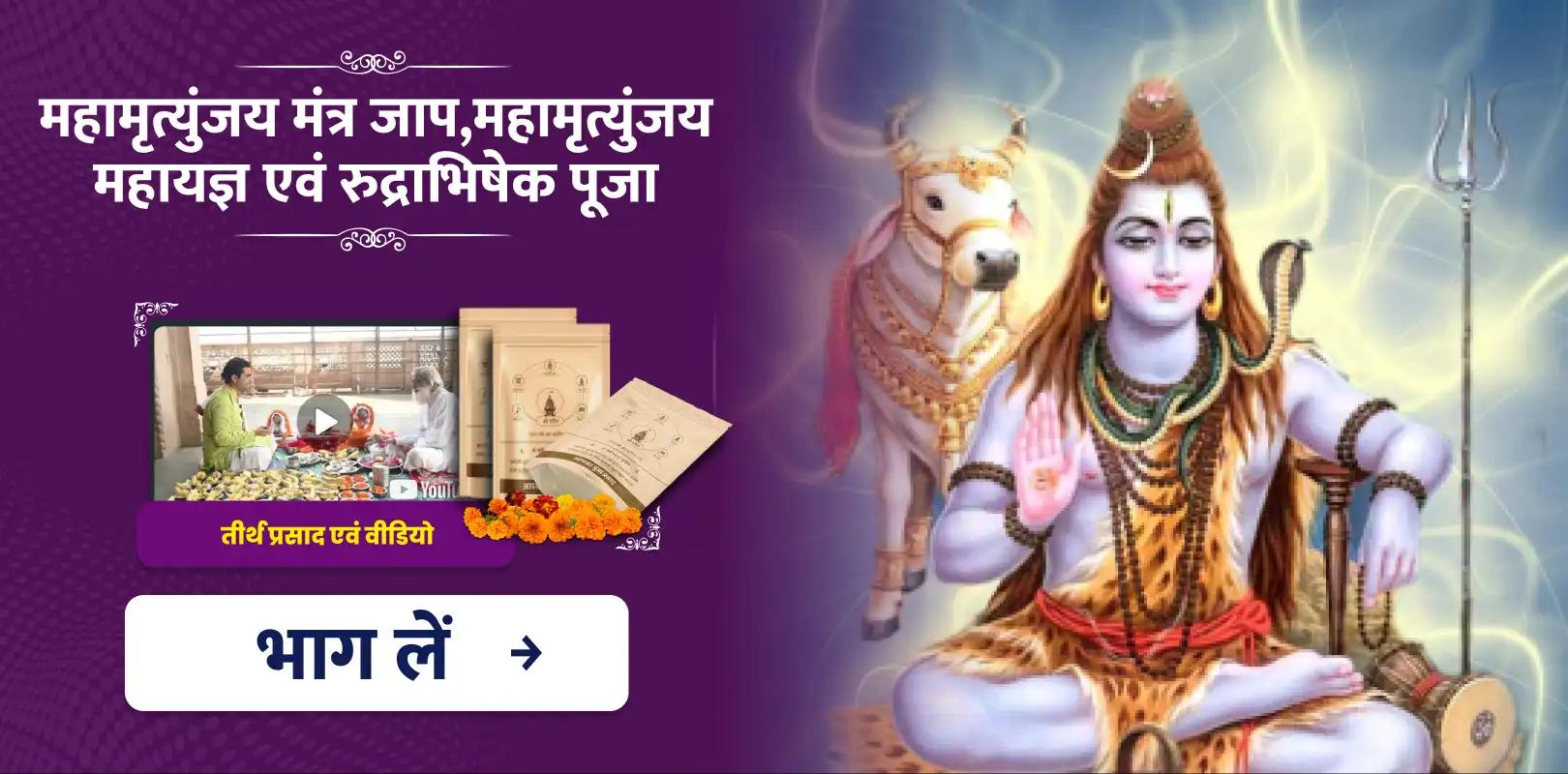 कार्तिक कृष्ण द्वितीया विशेष महामृत्युंजय मंत्र जाप, महामृत्युंजय महायज्ञ एवं रुद्राभिषेक पूजा