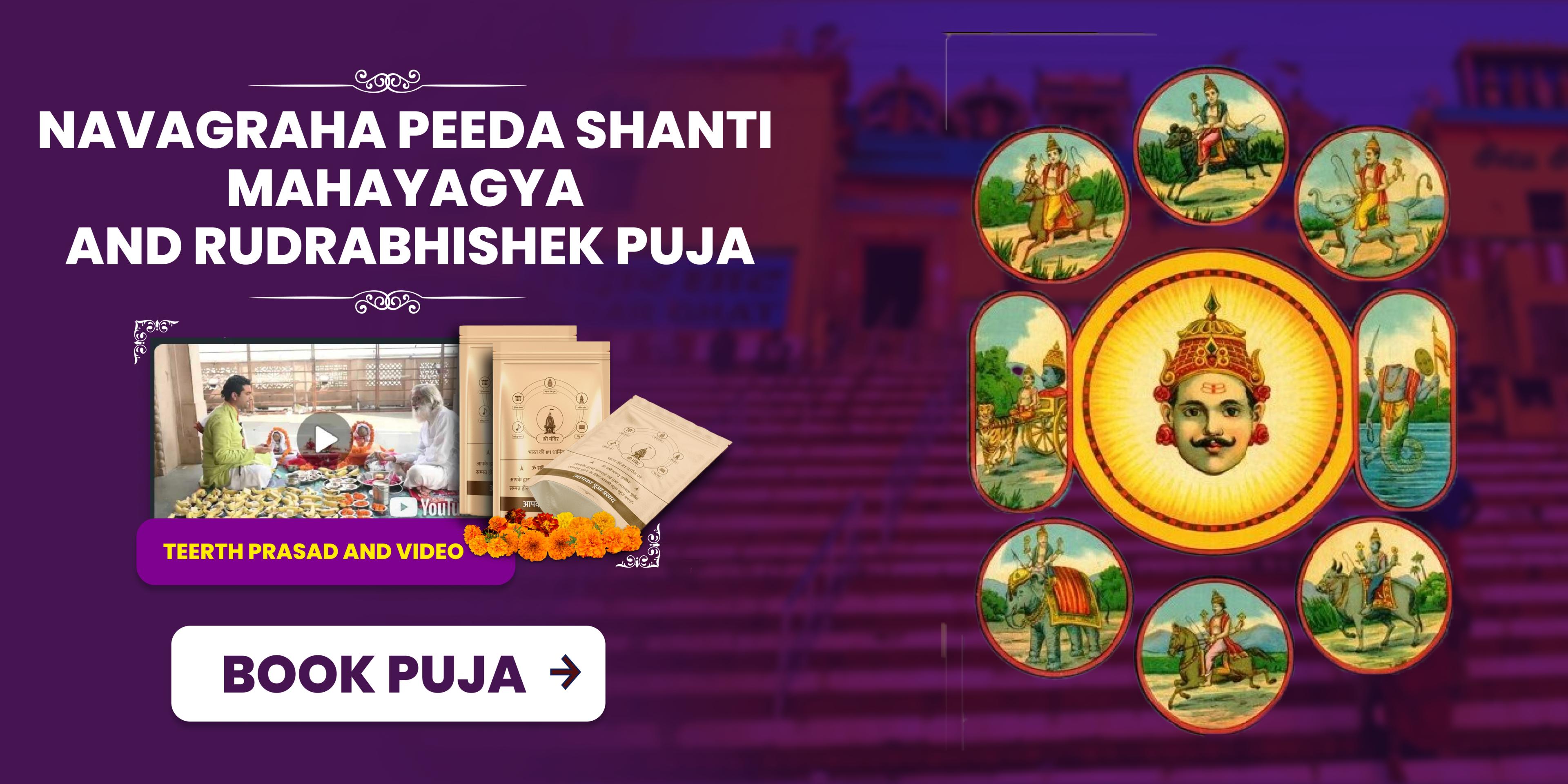 Margashirsha Krishna Saptami Special Navagraha Peeda Shanti Mahapuja and Rudrabhishek