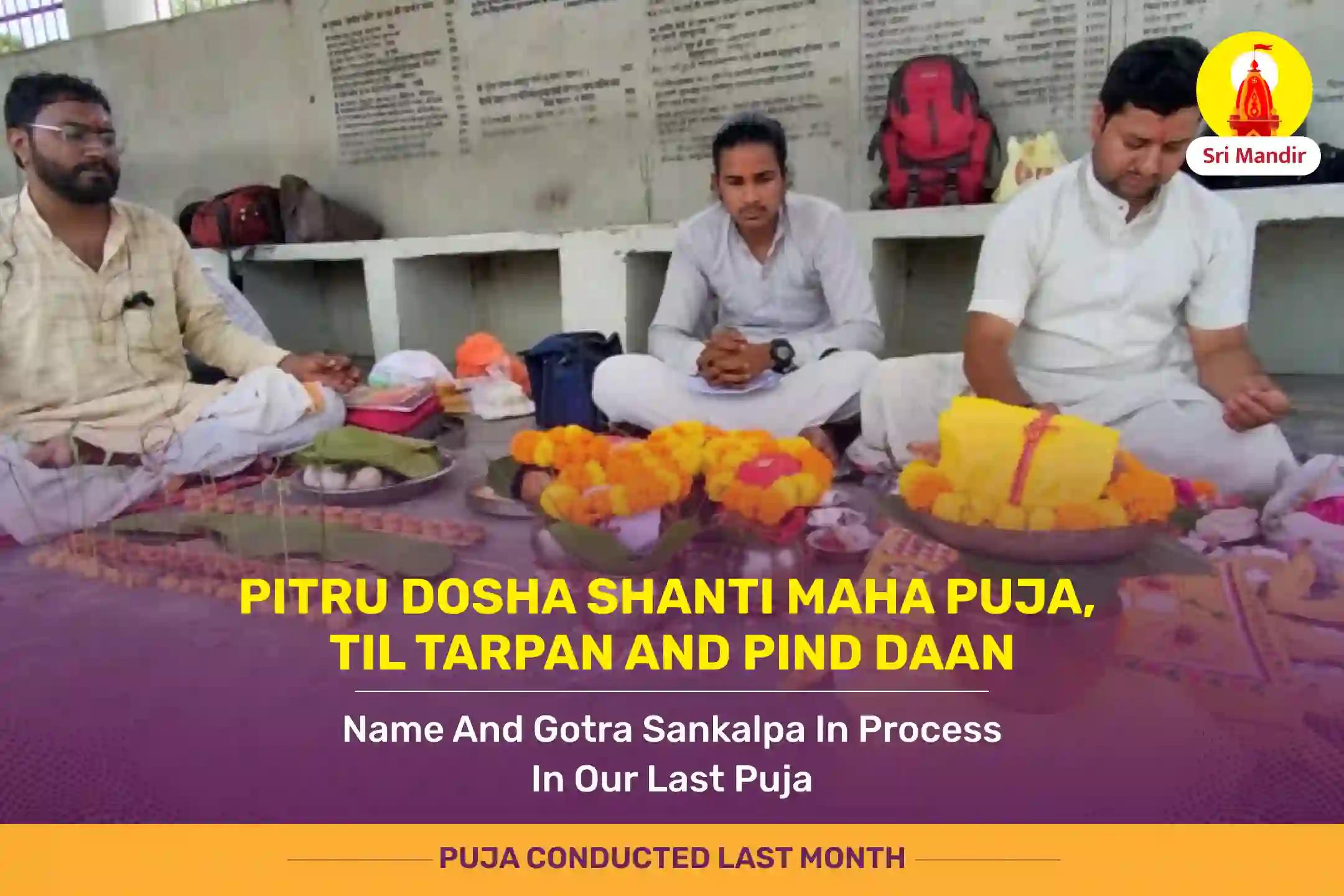 Paush Krishna Amavasya Special Pitru Dosha Shanti Maha Puja, Til Tarpan and Pind Daan