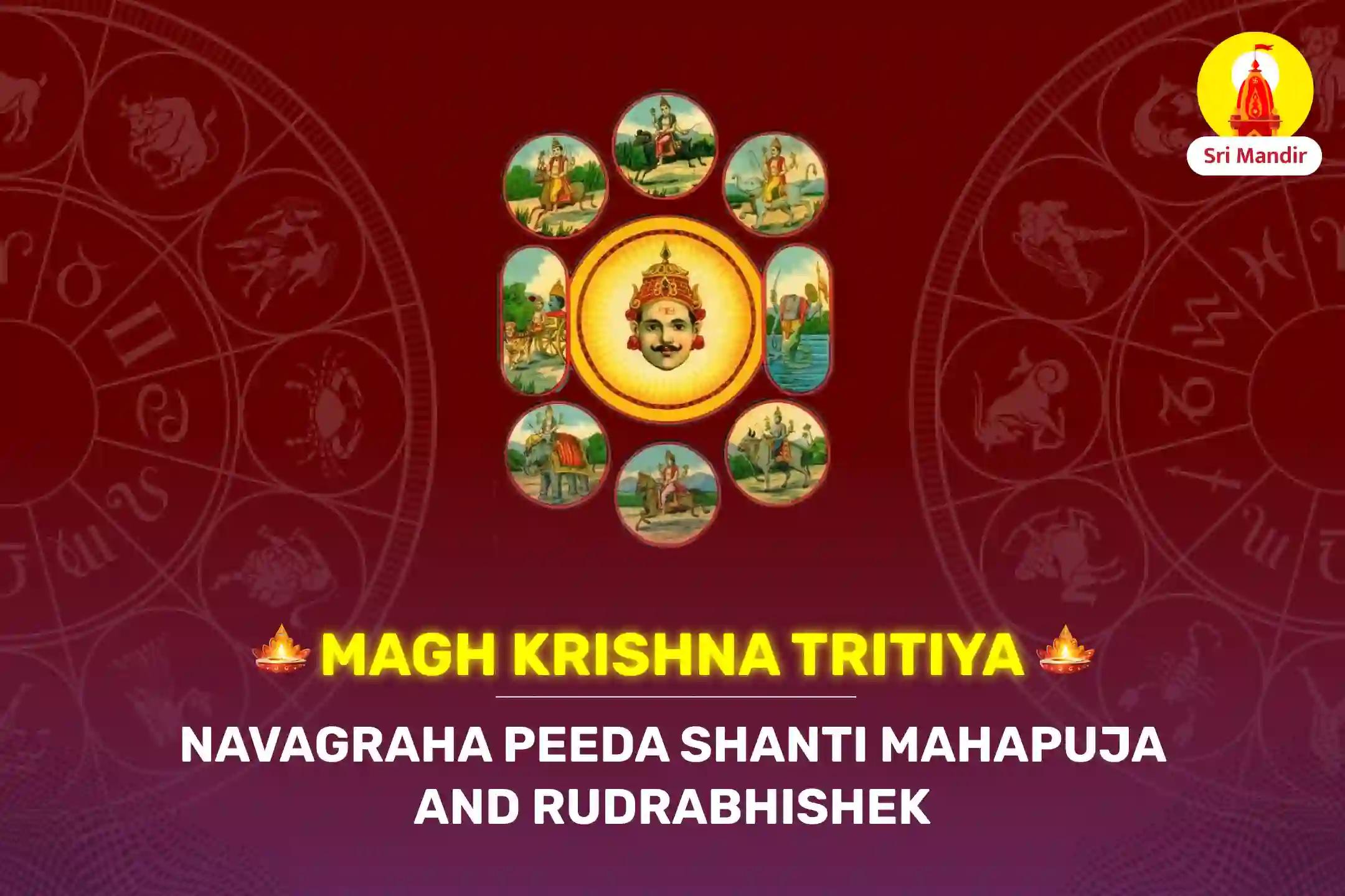 Magh Krishna Tritiya Special Navagraha Peeda Shanti Mahapuja and Rudrabhishek