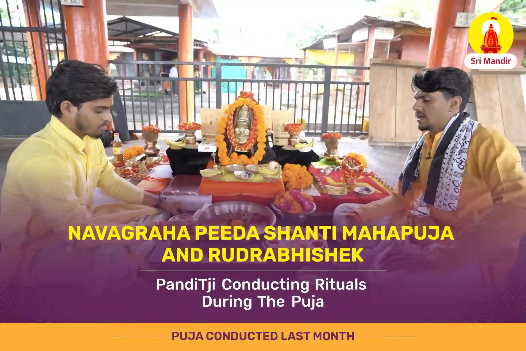 Magh Krishna Tritiya Special Navagraha Peeda Shanti Mahapuja and Rudrabhishek