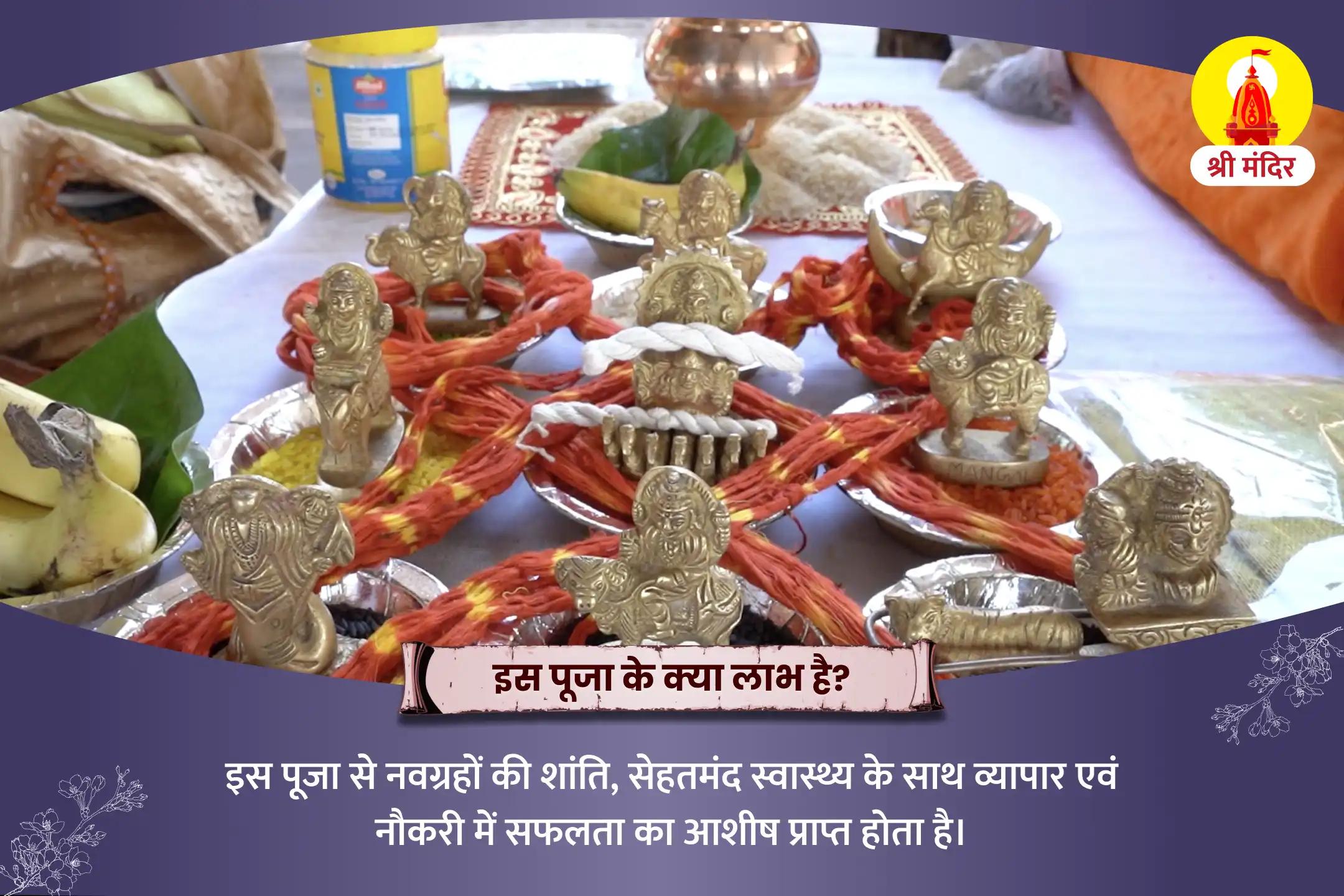 बेहतर स्वास्थ्य, व्यापार एवं नौकरी में सफलता के लिए नवग्रह दोष निवारण यज्ञ और रुद्राभिषेक 