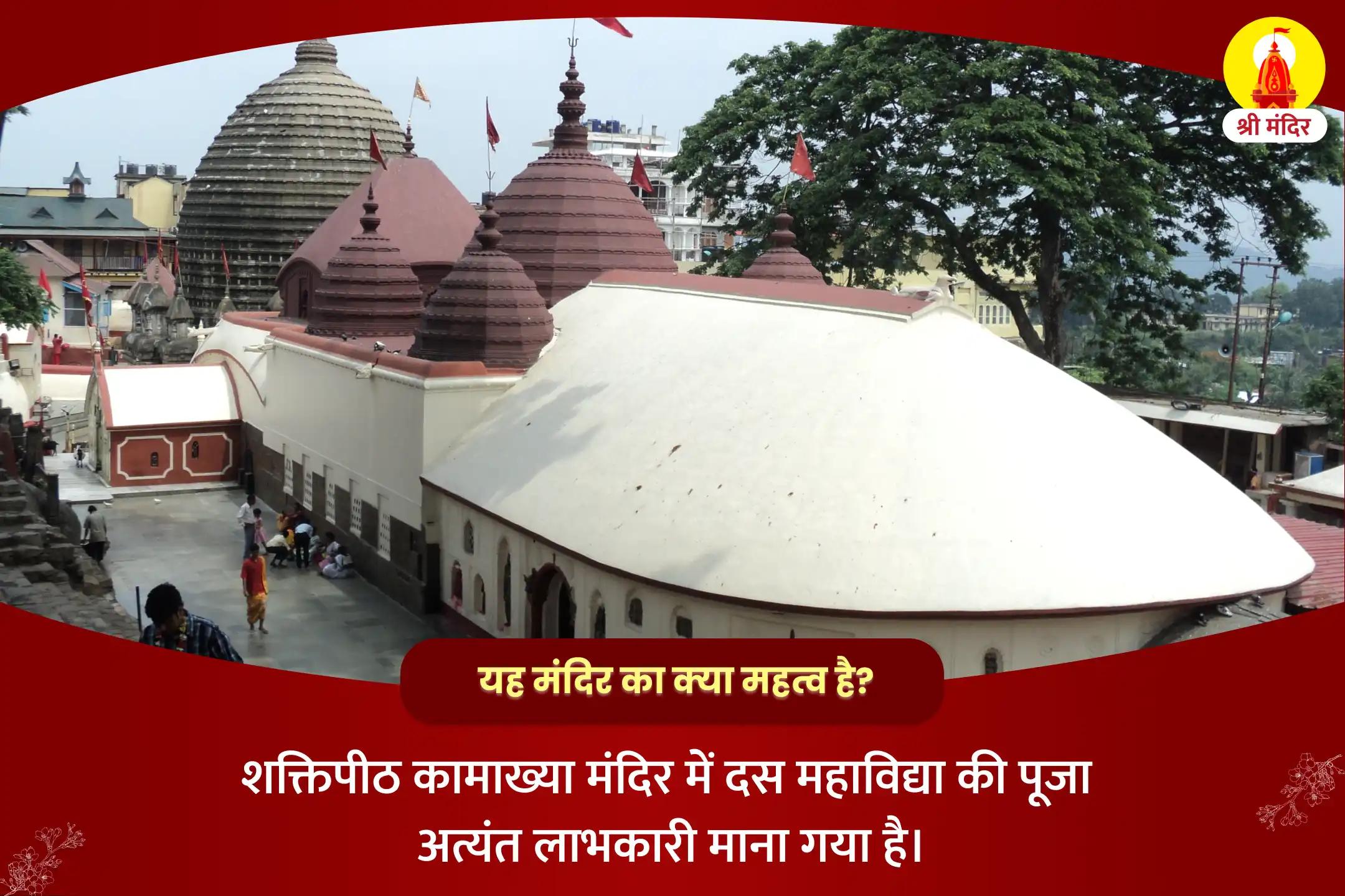 चुनौतिपूर्ण जीवन एवं परेशानियों से मुक्ति के लिए दुर्गाष्टमी विशेष दस महाविद्या पूजा एवं मां कामाख्या यज्ञ