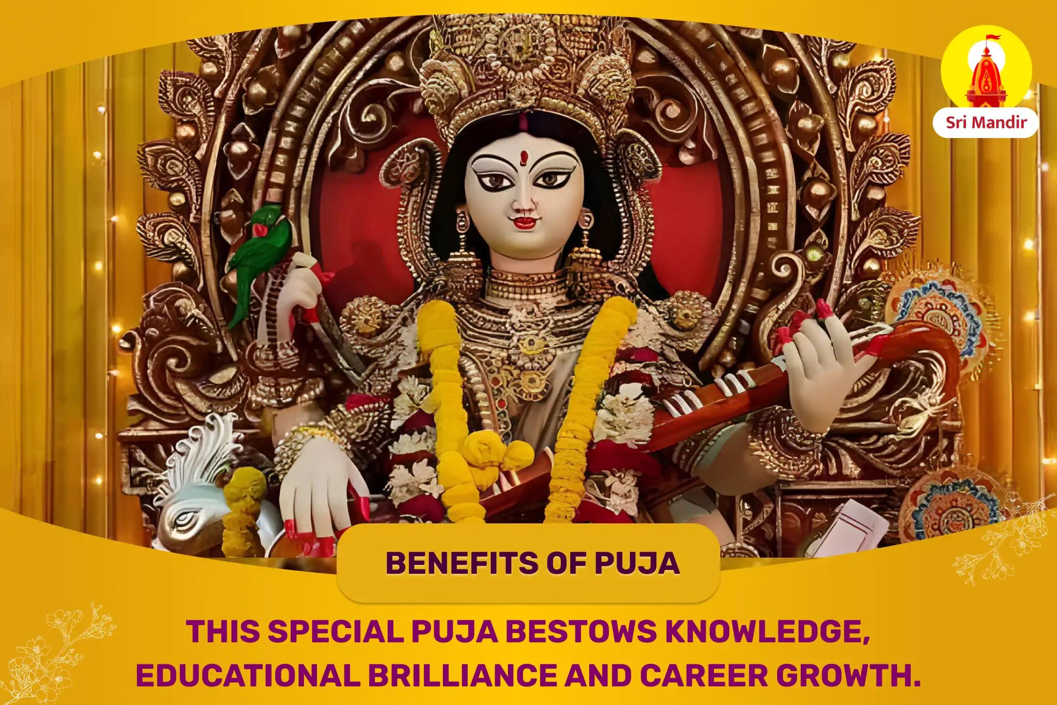 Basant Panchami Special Maa Saraswati Syaahi Abhishek, Sharda Mantra Mahayagya For Academic Excellence and Career Growth
