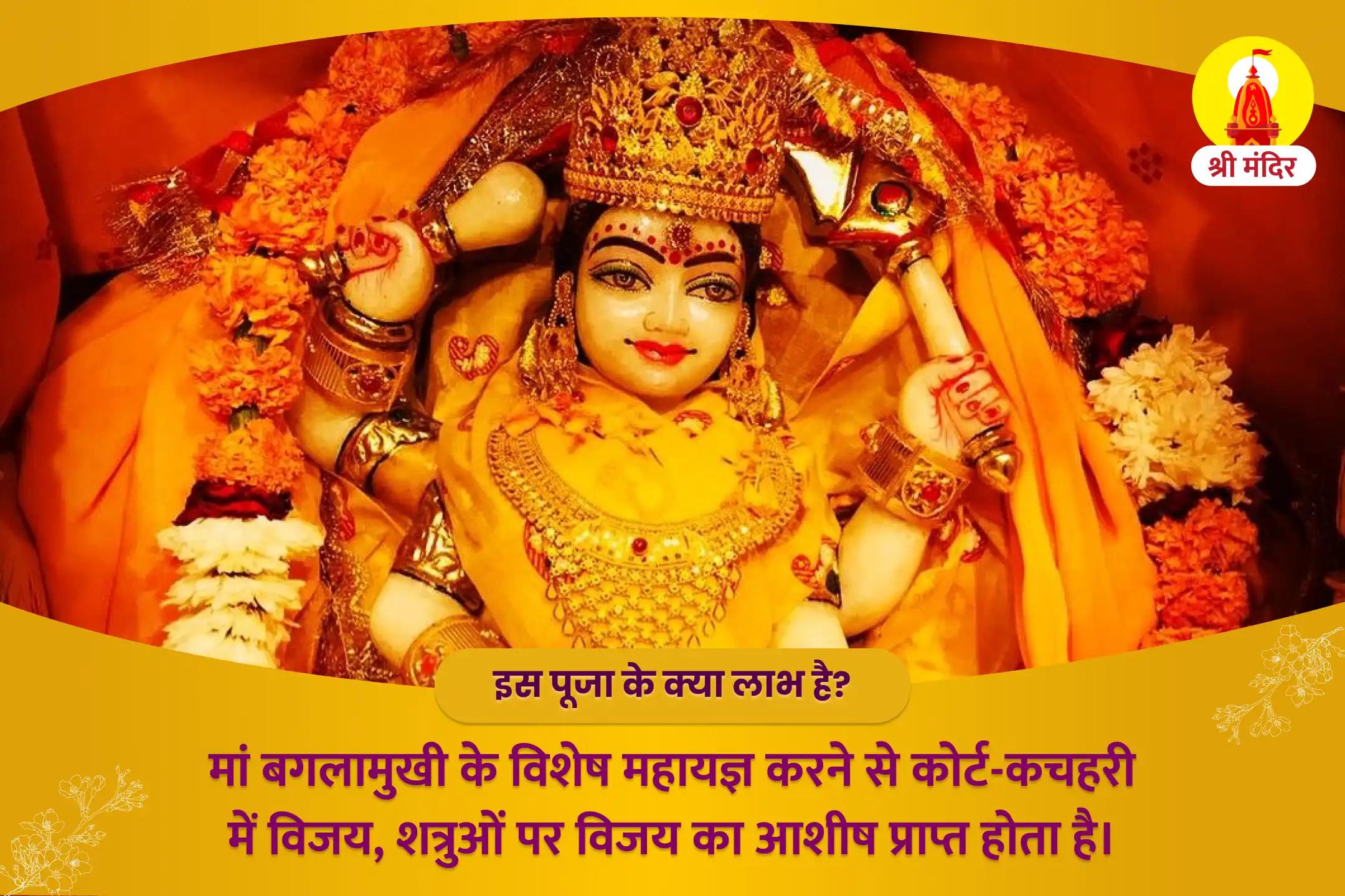 पूर्णिमा विशेष माँ बगलामुखी तंत्र युक्त महायज्ञ।