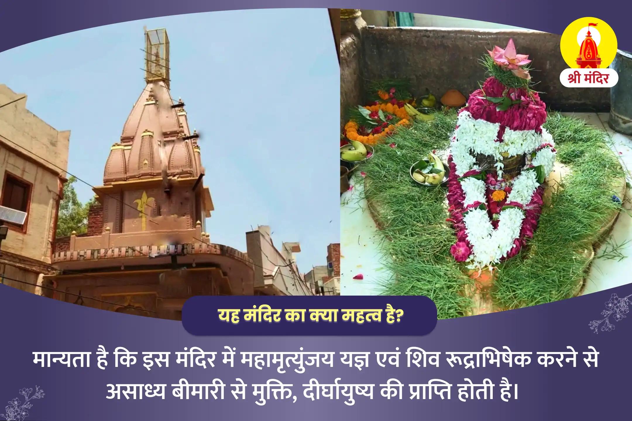 बेहतर स्वास्थ्य  एवं दुर्घटना से सुरक्षा के लिए सोमवार काशी विशेष महामृत्युंजय यज्ञ और शिव रुद्राभिषेक