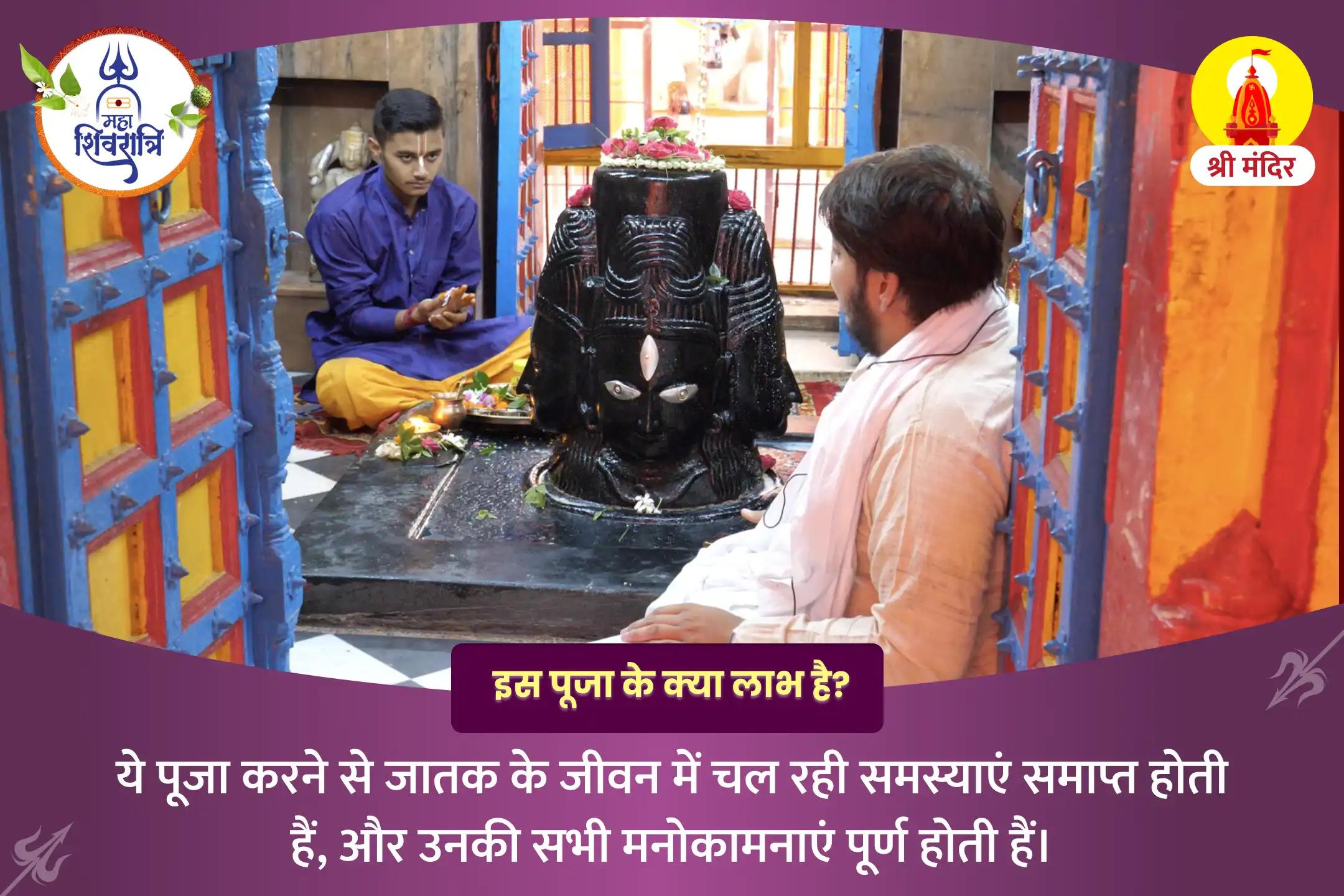 सर्व मनोकामना पूर्ति एवं बाधाओं से मुक्ति के लिए महाशिवरात्रि विशेष प्रातः काल महा रुद्राभिषेक पूजा