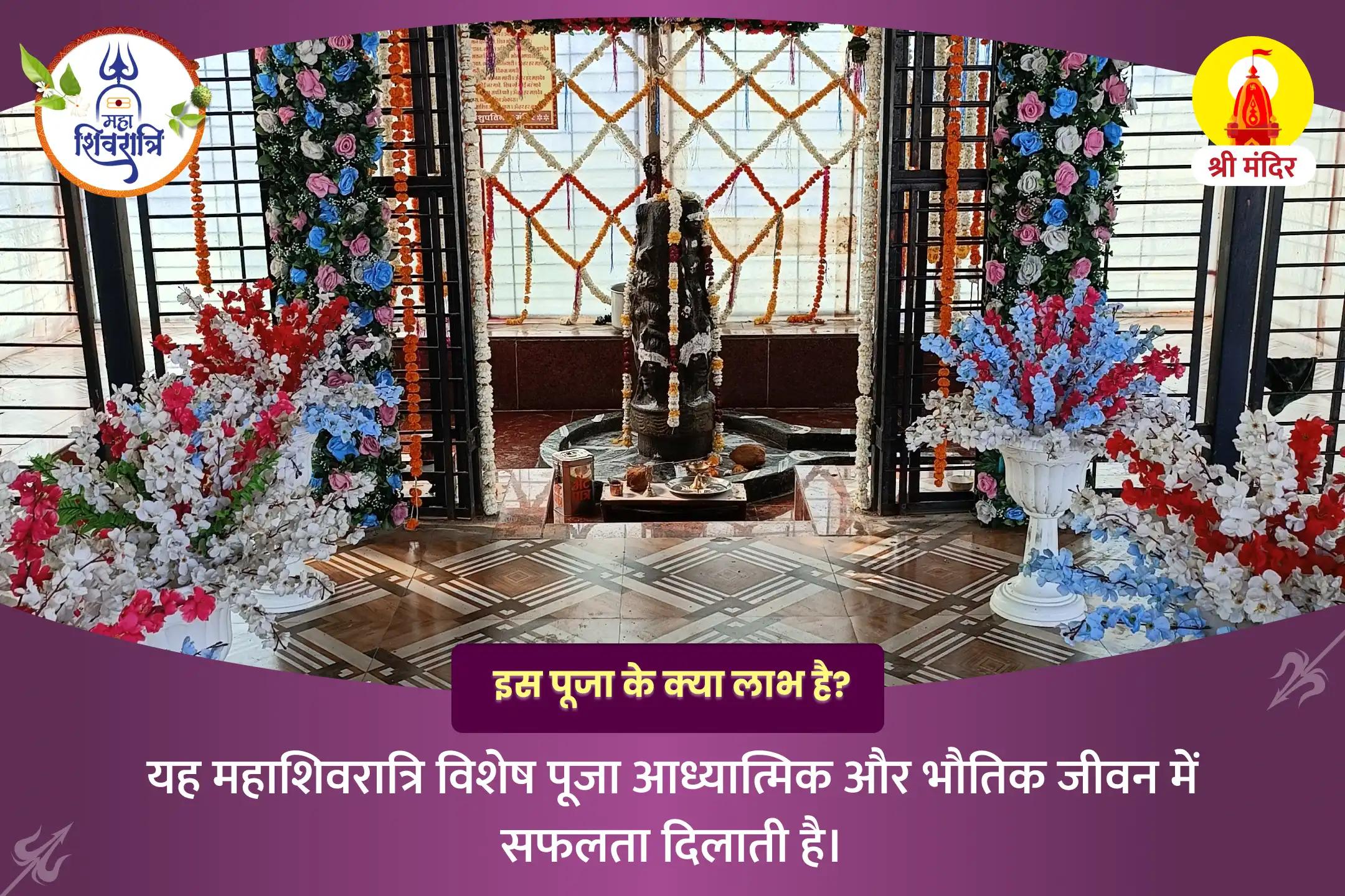 शिव साधना एवं शिव कृपा प्राप्ति हेतु महाशिवरात्रि मध्यरात्रि विशेष निशिथ काल अभिषेक पूजा