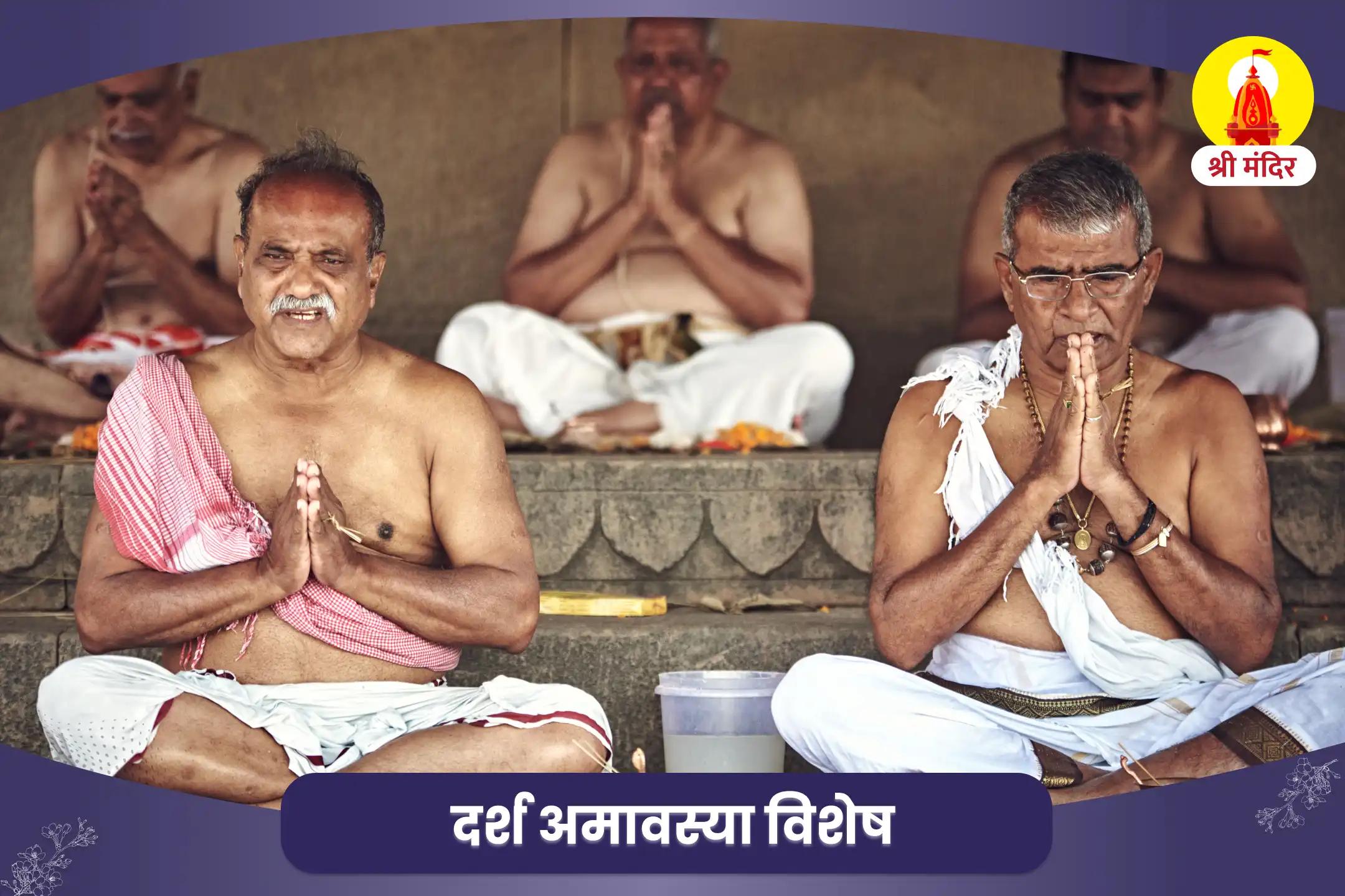 दर्श अमावस्या विशेष नारायण बलि, नाग बलि एवं पितृ शांति महापूजा