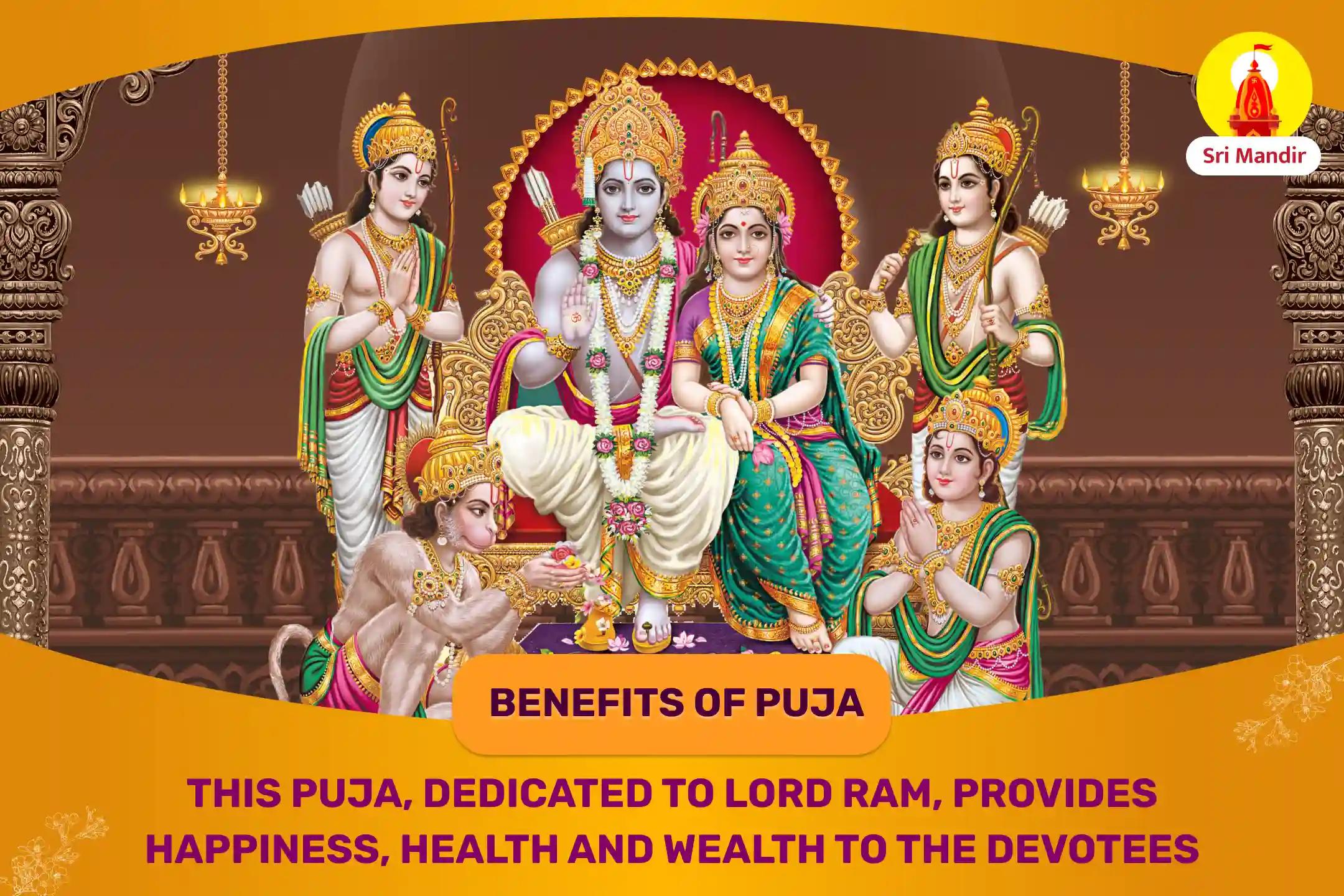 Ram Navami Special Shri Ram Namaskar Ashtakam stotra path, Shri Ram Rajya Abhishek Maha Puja and Saryu Deep Daan