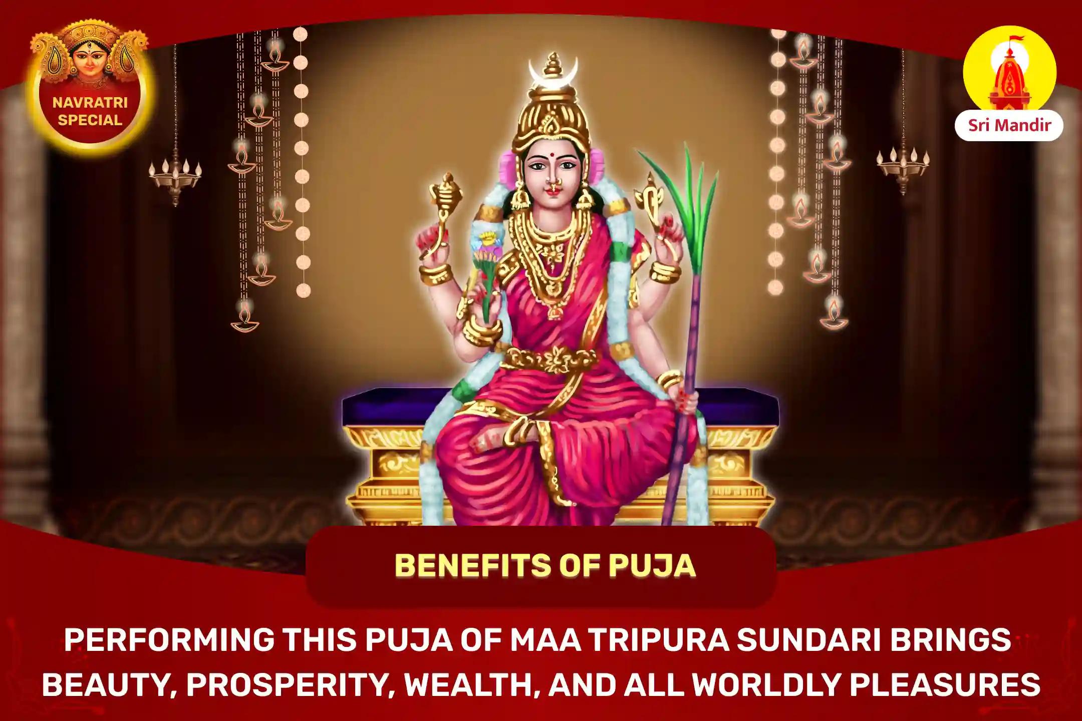 Navratri Panchami Special - 108 Maa Tripura Sundari Mantra Jaap and Tantra Yukta Mahayagya for Beauty, Good Fortune, Wealth and all the Worldly Pleasures