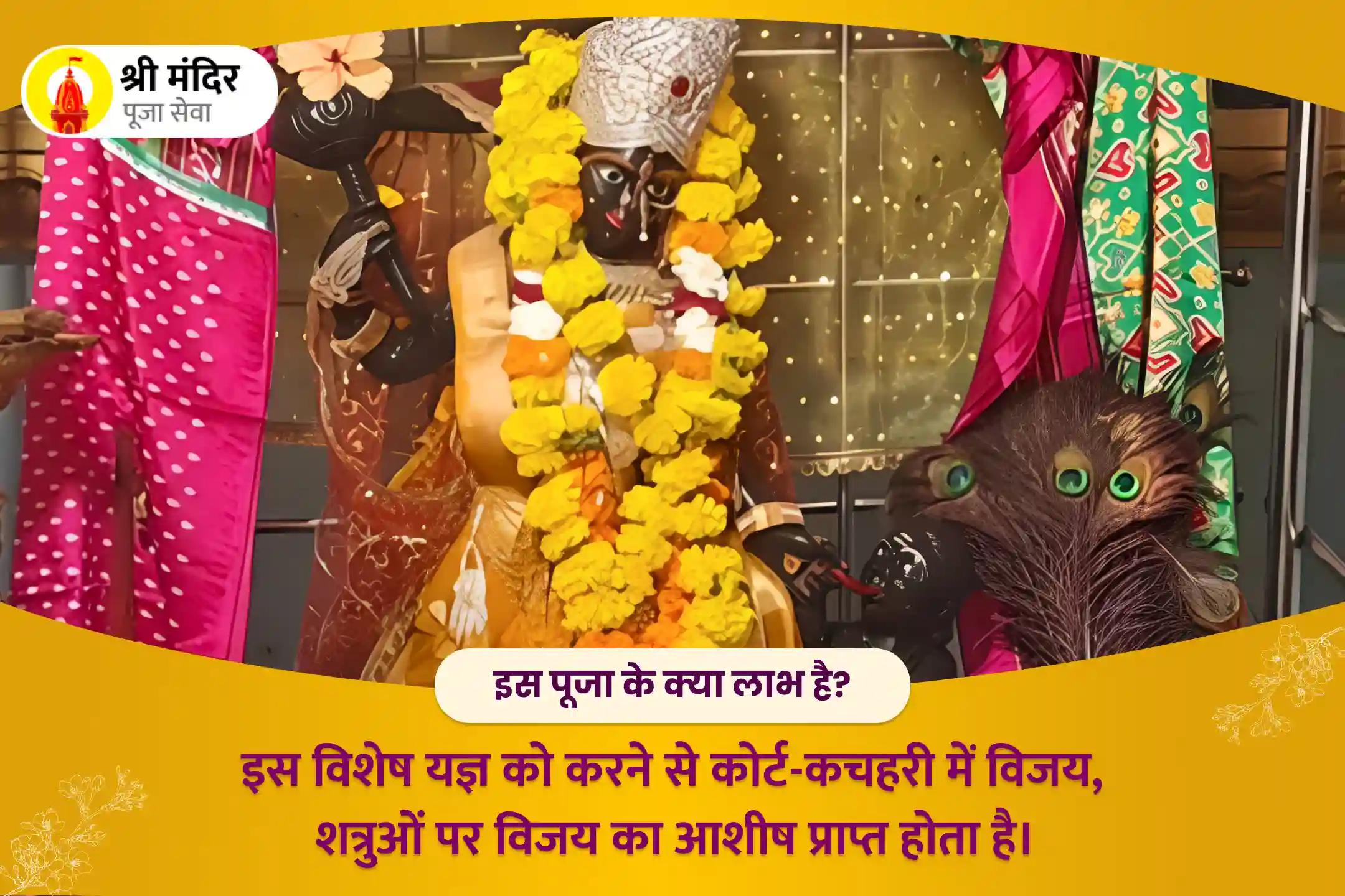 चैत्र पूर्णिमा विशेष शत्रुओं पर विजय प्राप्ति के लिए शत्रु बुद्धि विनाशिनी मां बगलामुखी तंत्र युक्त महायज्ञ