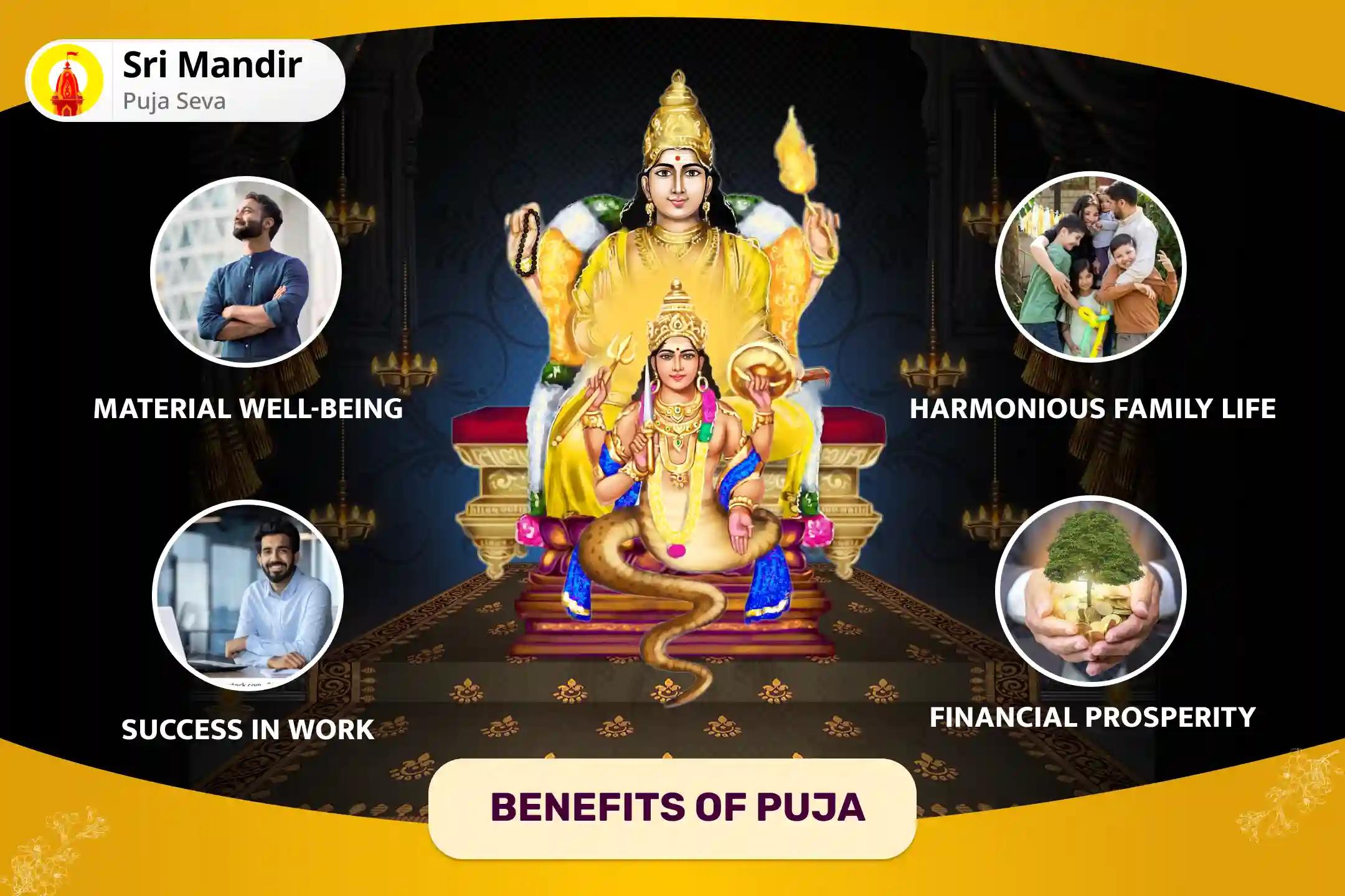 Rahu-Guru Shanti Special Chandal Dosha Nivaran Mahapuja for Prosperity and Material Well-Being