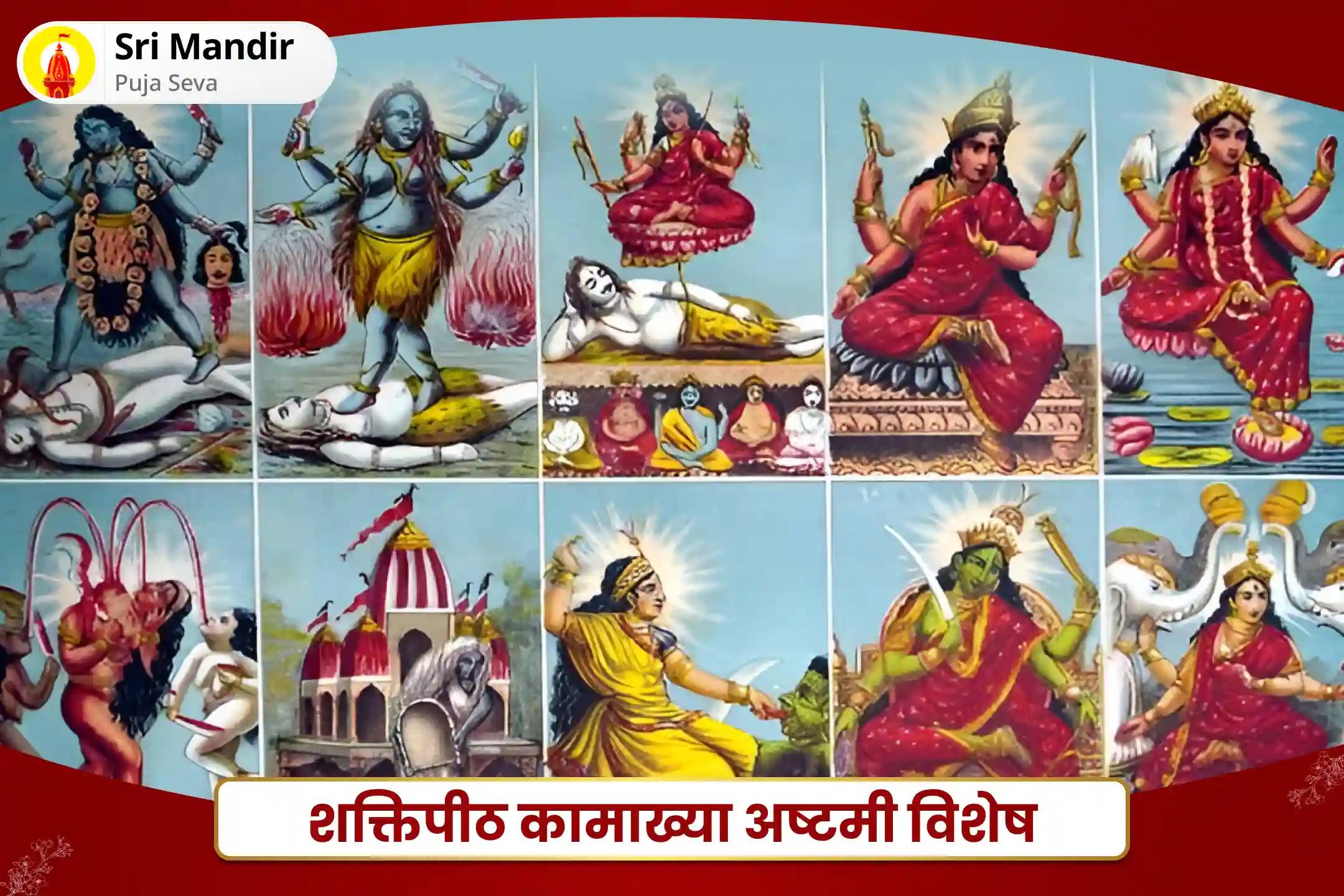 सर्व सिद्धि एवं सर्व शक्ति प्रदायक शक्तिपीठ कामाख्या अष्टमी विशेष दस महाविद्या पूजा एवं मां कामाख्या तंत्र युक्त यज्ञ