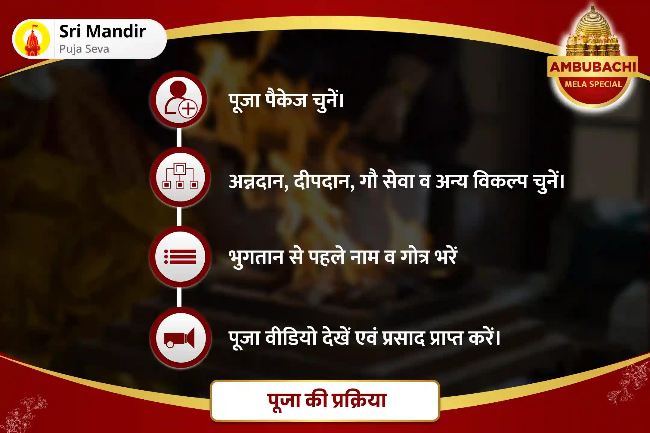 सर्व मनोकामना पूर्ति के लिए अंबुबाची मेला शुभारंभ विशेष शक्तिपीठ मां कामाख्या तंत्र महायज्ञ