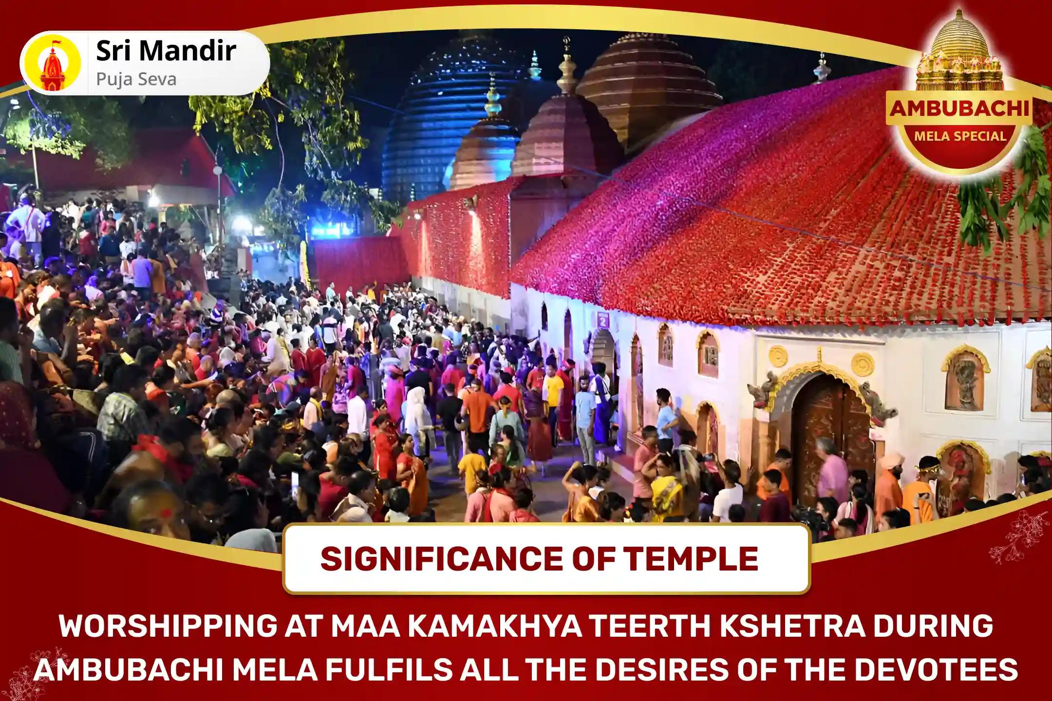 Grand Ambubachi Mela Special Shaktipeeth Maa Kamakhya Tantra Peeth Kshetra Sadhu Bhojan and Vastra Daan for Getting Blessings from Maa Kamakhya during Ambubachi 