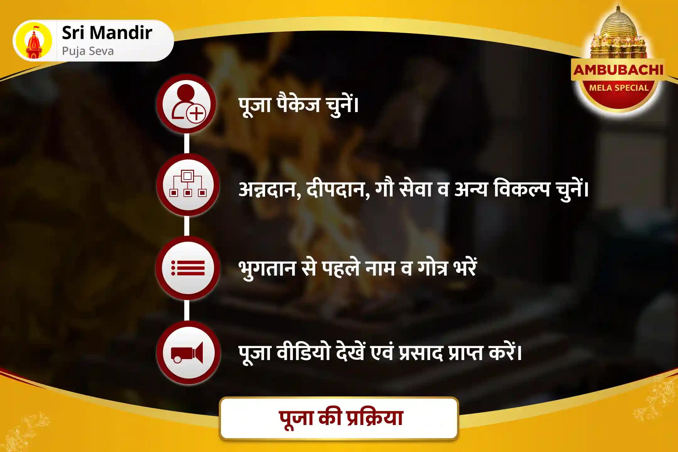 व्यावसायिक जीवन में आत्मविश्वास बढ़ाने के लिए अम्बुबाची मेला: मंदिर पुनरारंभ विशेष मां बगलामुखी तंत्र युक्त महायज्ञ
