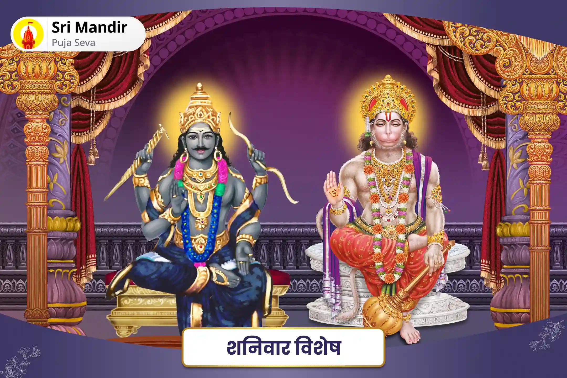 अच्छे स्वास्थ्य एवं आर्थिक लाभ के लिए शनिवार विशेष शनि तिल तेल अभिषेक, शनि शांति हवन एवं 1008 हनुमान मूल मंत्र जाप 