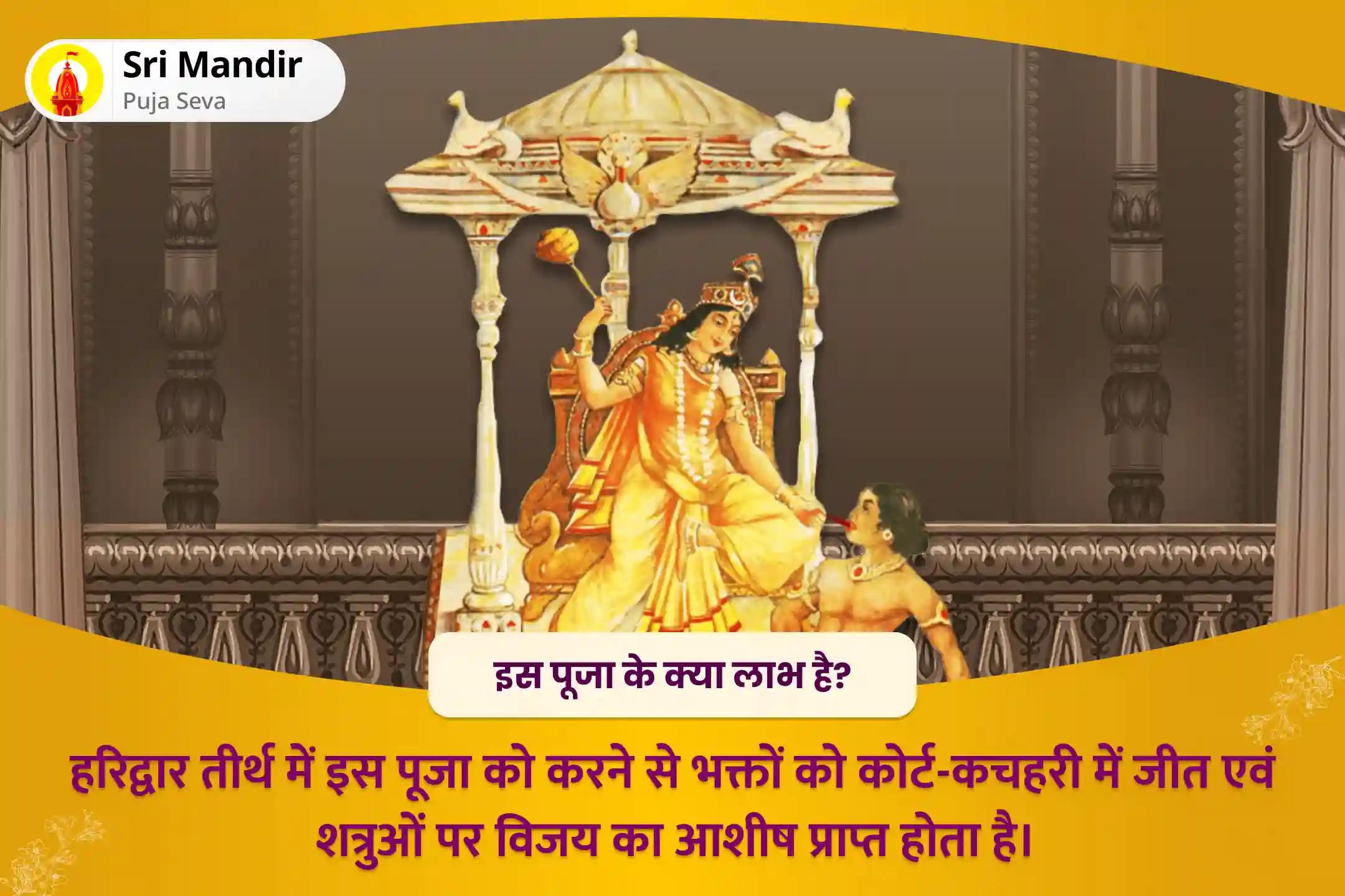 कोर्ट कचहरी एवं शत्रुओं पर विजय प्राप्ति के लिए महाविद्या पूर्णिमा विशेष मां बगलामुखी तंत्र युक्त हवन