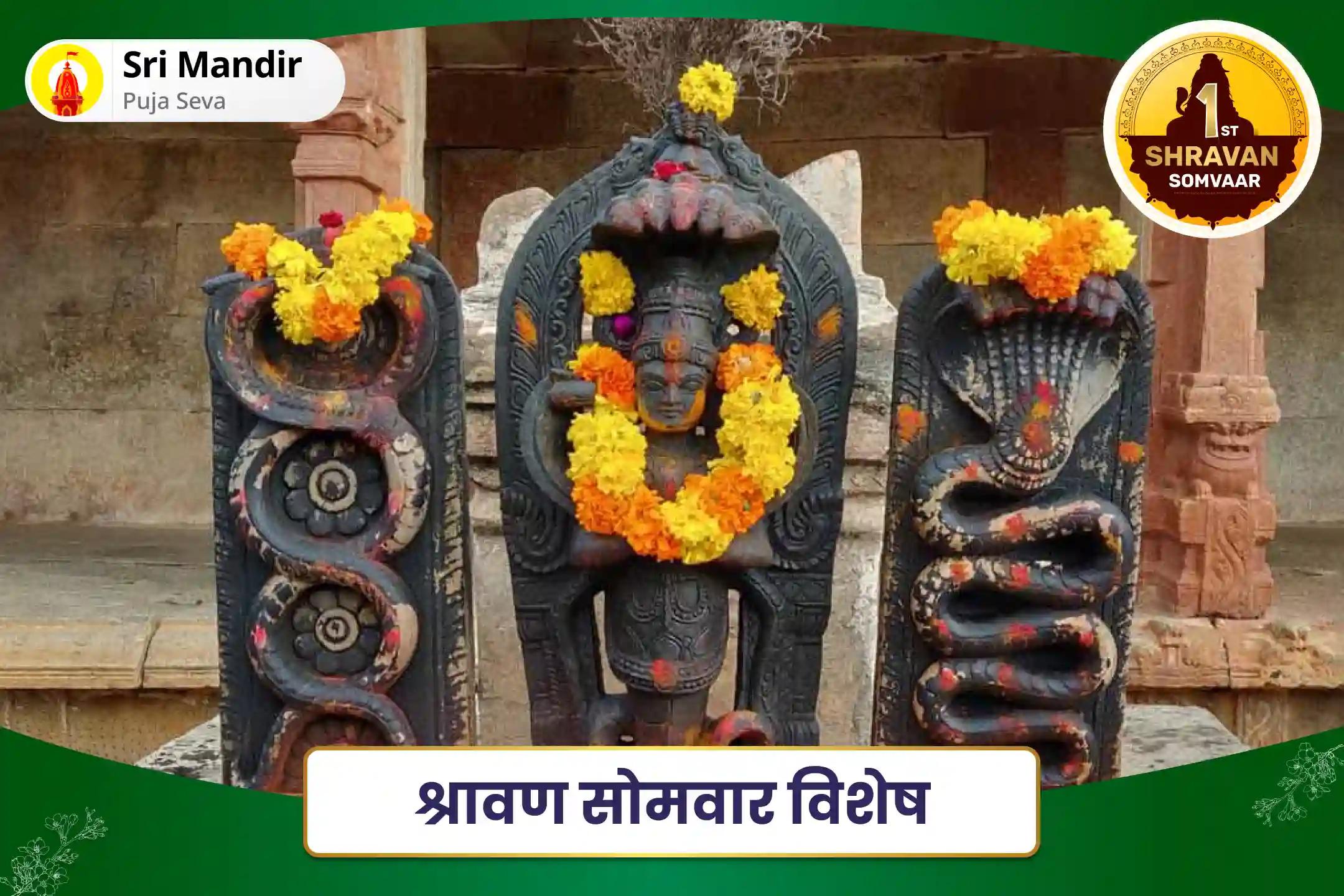 भय मुक्ति एवं मानसिक स्थिरता की प्राप्ति के लिए श्रावण सोमवार विशेष काल सर्प दोष शांति पूजा एवं रुद्राभिषेक