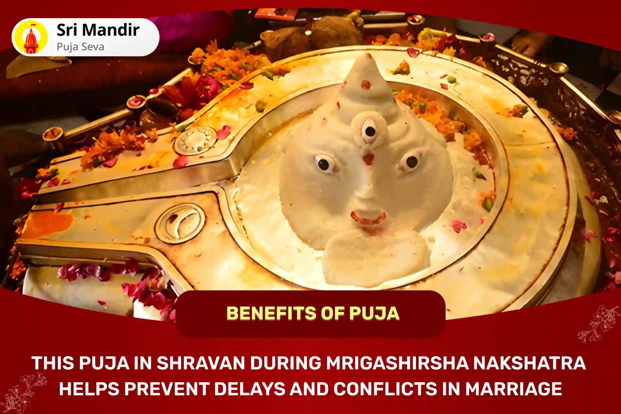 Shravan Month Nakshatra of Mangal Special Manglik Dosha Nivaran Mahapuja, Bhaat Puja and Shri Mangalnath Mahabhishek to Avoid Delay or Conflict in Marriage