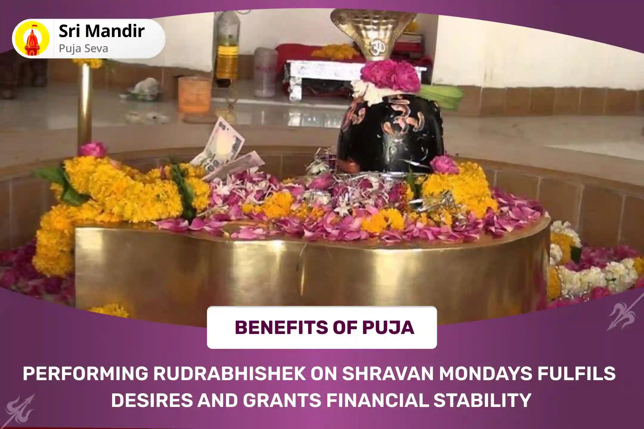 Jyotirlinga Shravan Monday Special Omkareshwar Rudrabhishek for Fulfilment of all wishes And Financial Stability 