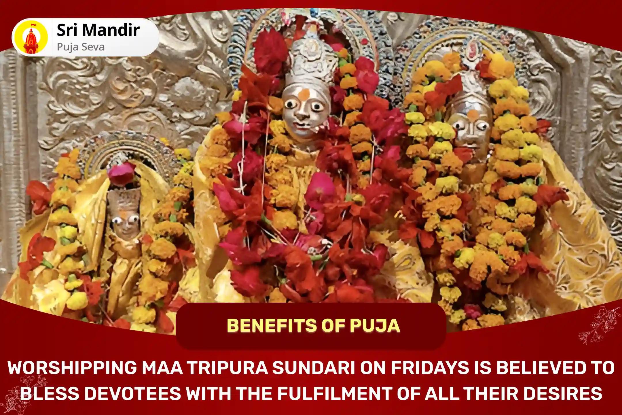 Shaktipeeth Mahavidya Friday Special Lalita Sahasranama Path and Tripura Sundari Havan for Fulfilment of all Desires