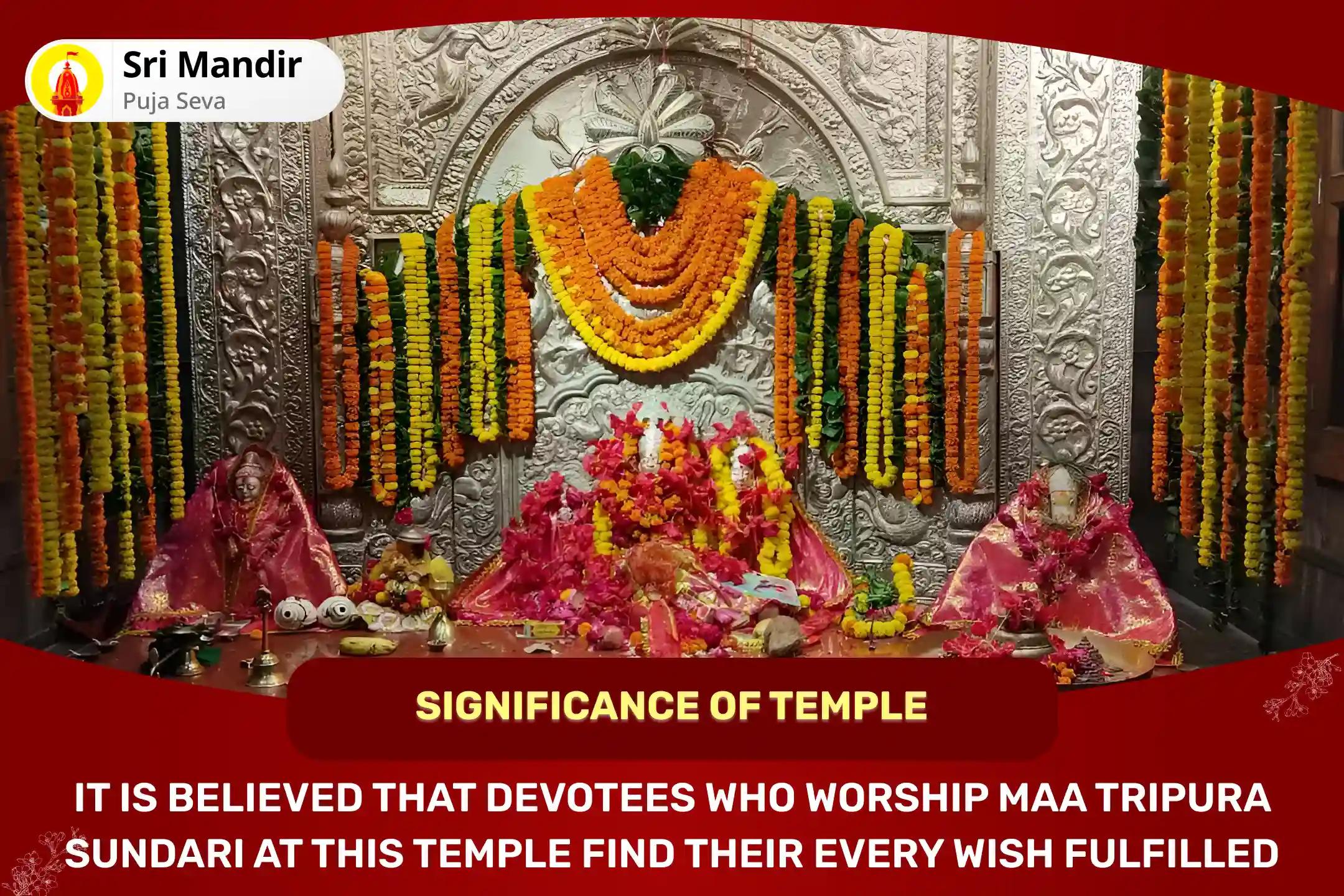 Shaktipeeth Mahavidya Friday Special Lalita Sahasranama Path and Tripura Sundari Havan for Fulfilment of all Desires