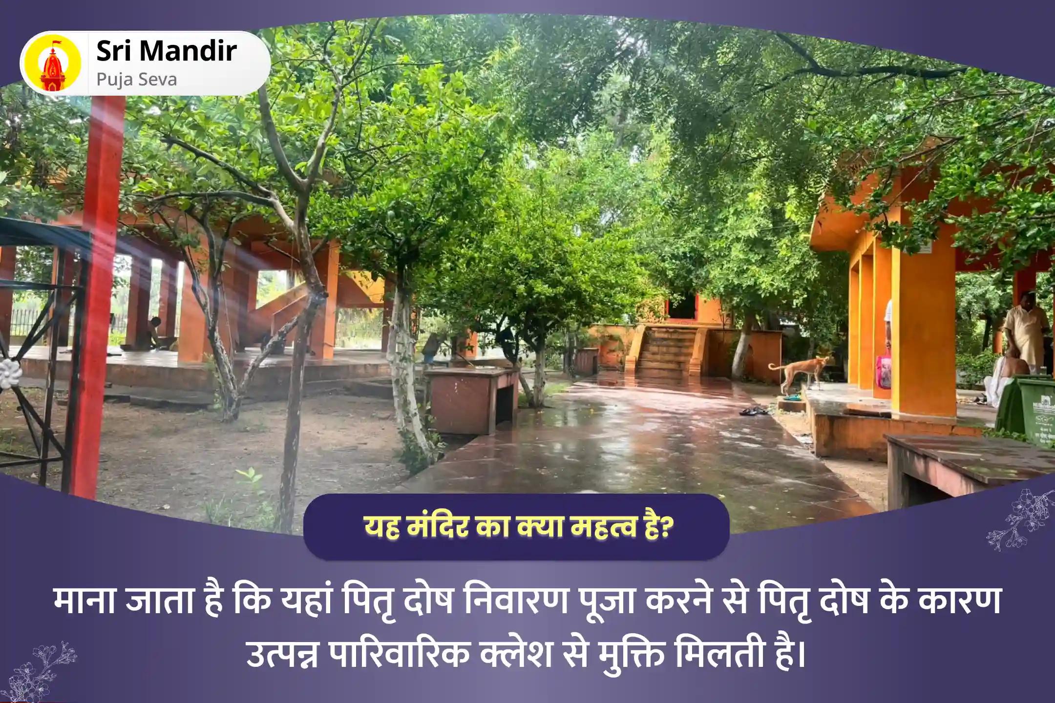 पूर्वजों की आत्मा की शांति और पारिवारिक विवादों को सुलझाने के लिए सोमवती अमावस्या गया विशेष पितृ दोष निवारण पूजा