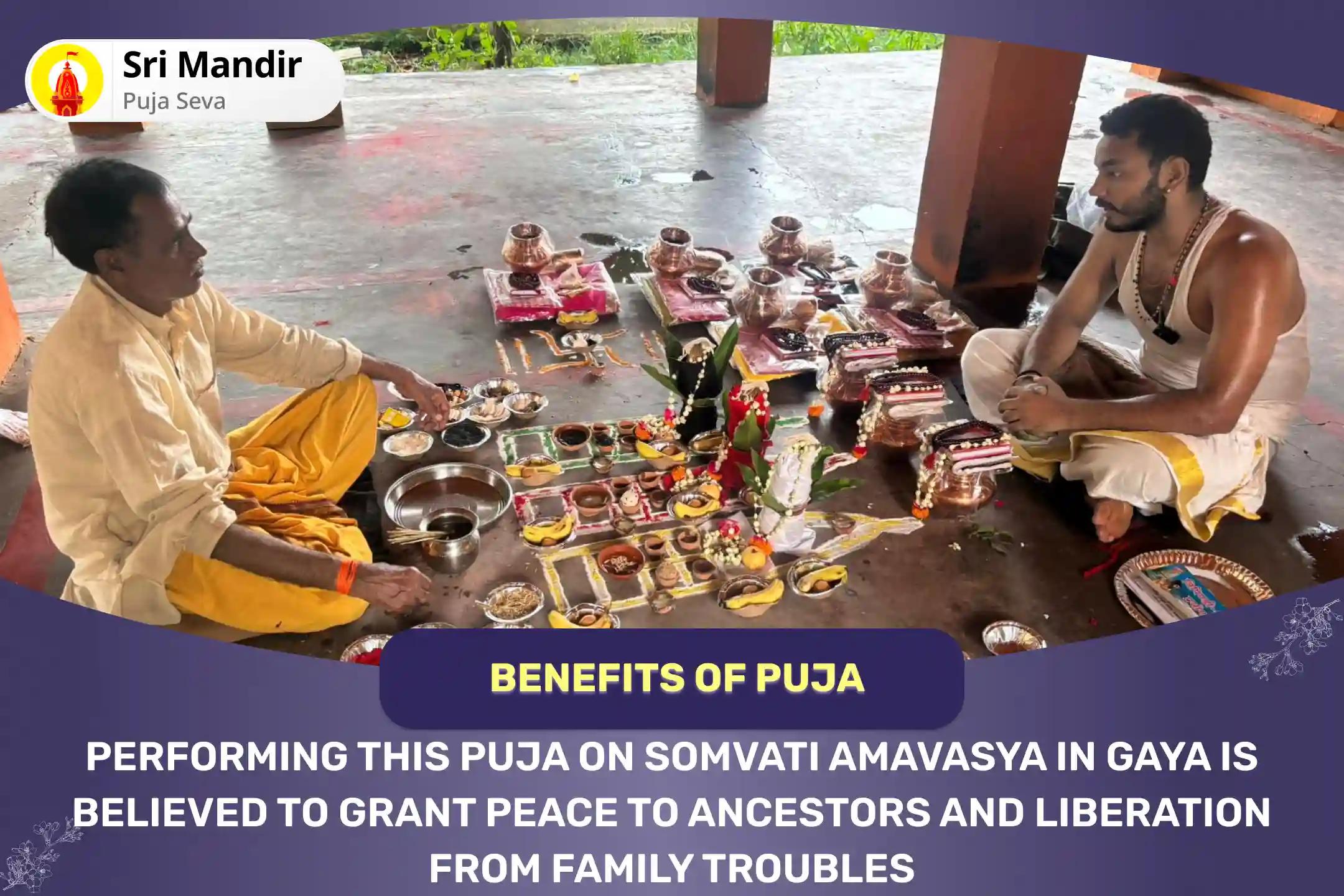 Somvati Amavasya Gaya Special Pitru Dosha Nivaran Puja for Peace of Ancestor's souls and Resolving Family Disputes