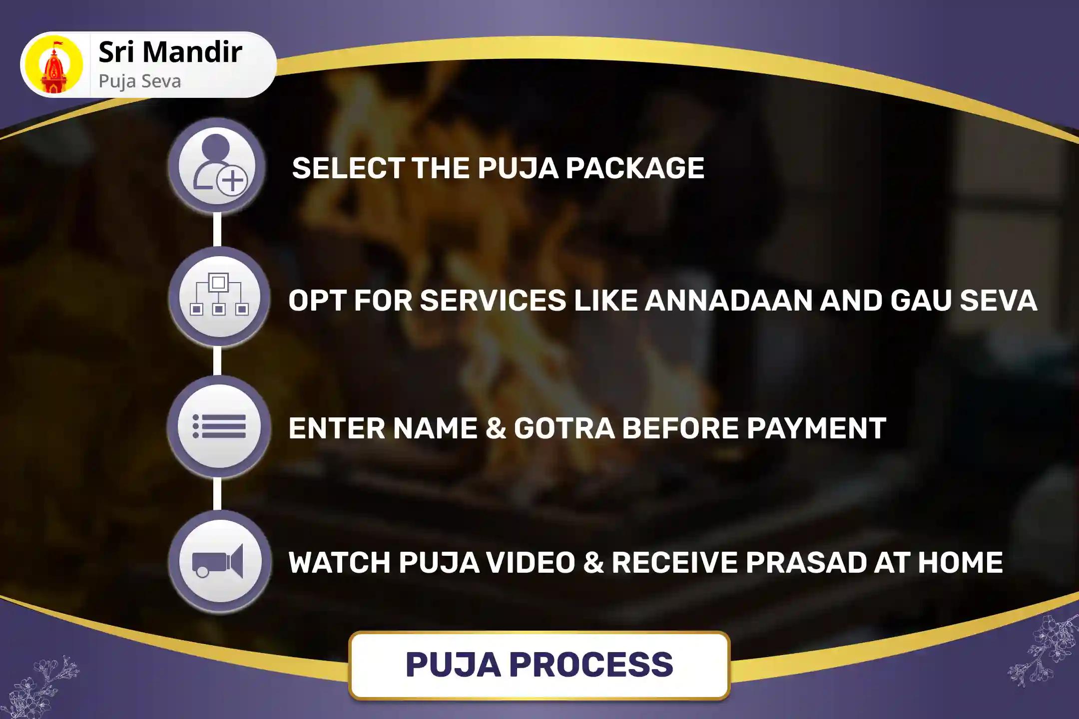 Somvati Amavasya Gaya Special Pitru Dosha Nivaran Puja for Peace of Ancestor's souls and Resolving Family Disputes