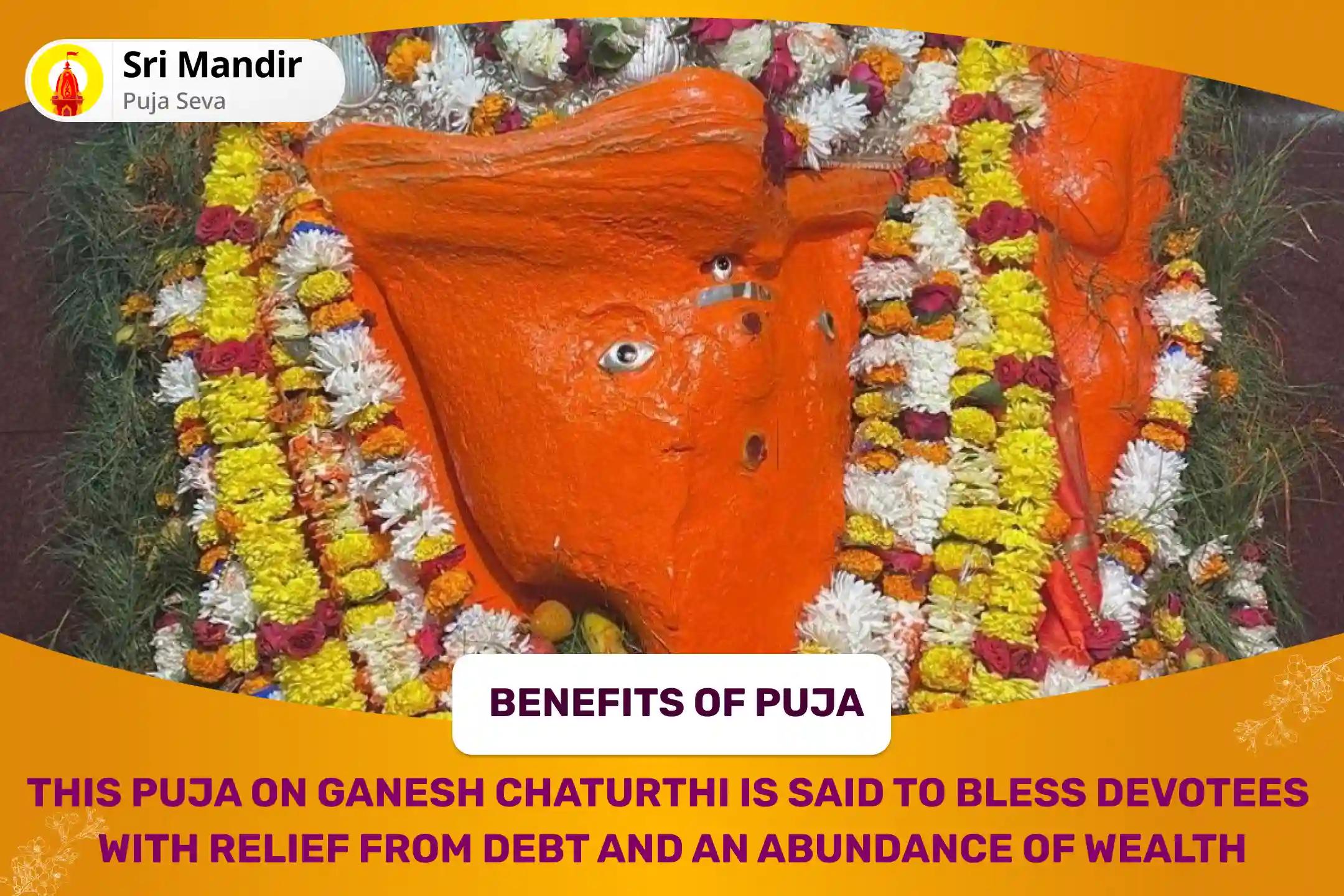 Ganesh Chaturthi Special Rin Nashak Ganesh Stotra Path and 1008 Ganesh Durva Archana For Blessing of Debt-Relief and Abundance of Wealth