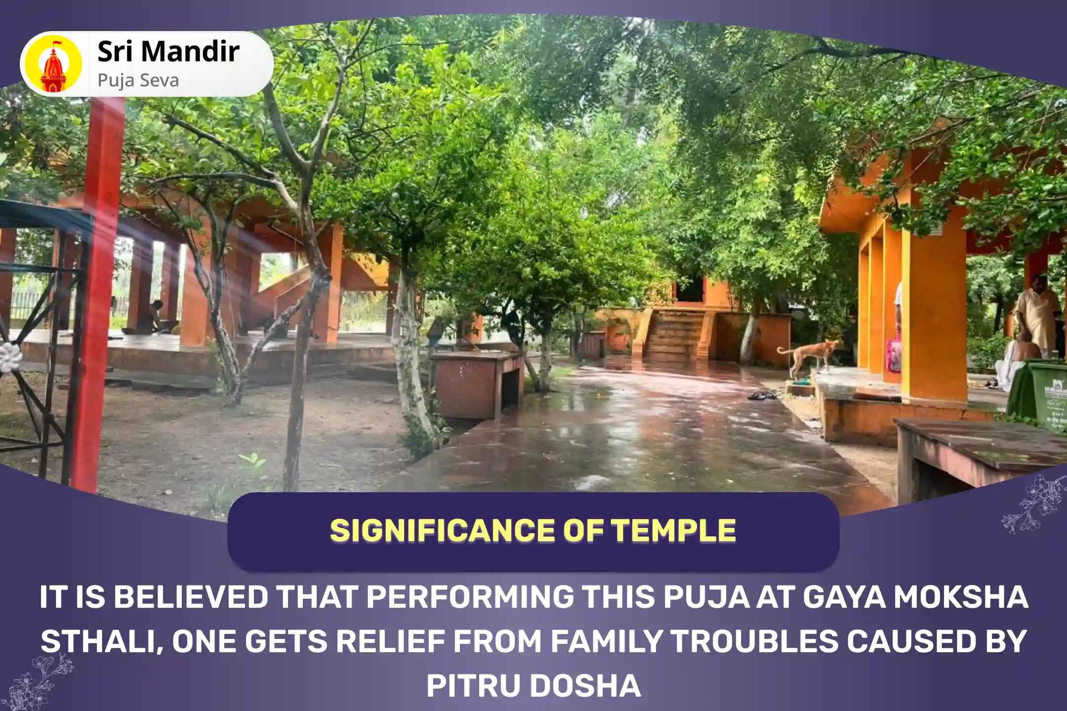 Saptami Gaya Moksha Teerth Special Pitru Dosha Nivaran Puja For Peace of Ancestor's souls and Resolving Family Disputes
