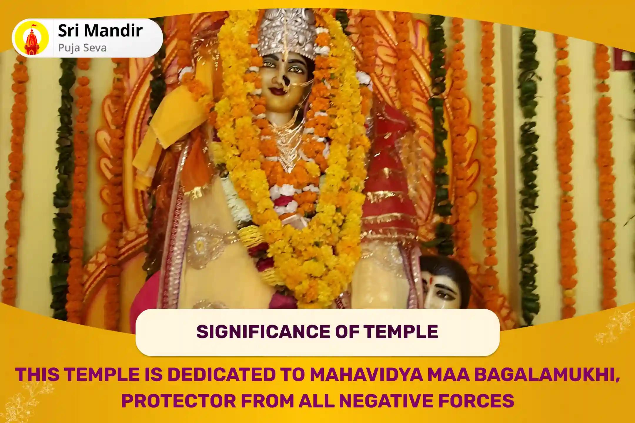 Bhadrapada Purnima Mahavidya Special Bagalamukhi-Pratyangira Kavach Path, 1,25,000 Bagalamukhi Mool Mantra Jaap and Havan for Devi's Protection to Repel Malevolent Energies and Negative Influences
