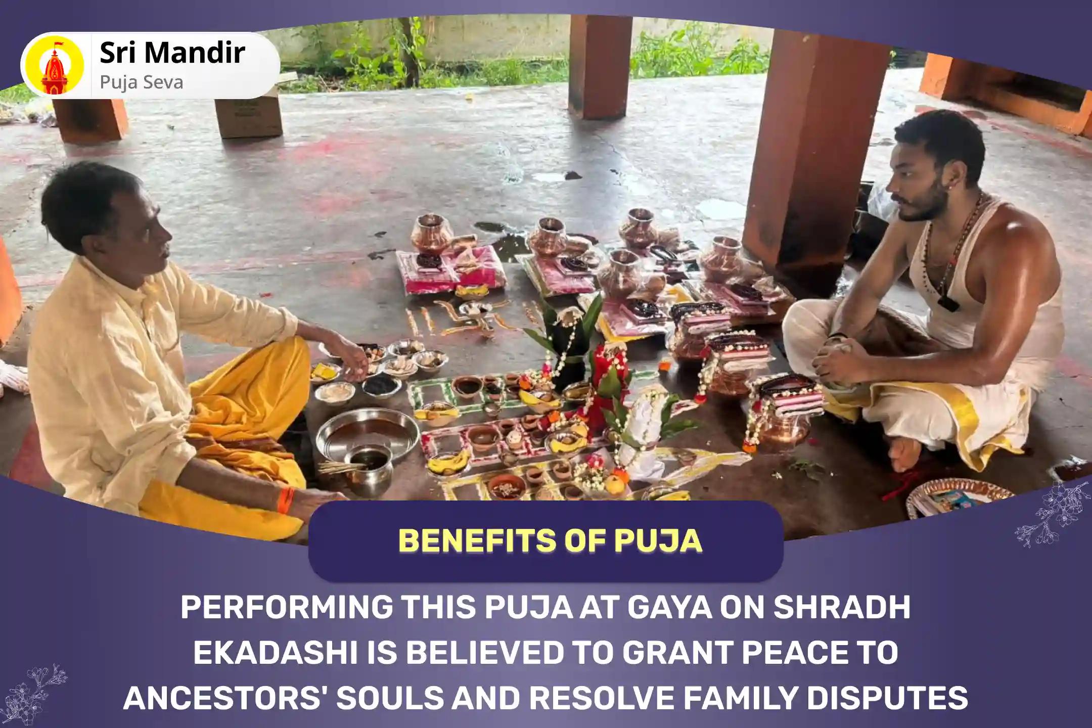 Shradh Ekadashi Gaya Special Pitru Dosh Shanti Mahapuja for Peace of Departed Souls and Protection from Negative Energies