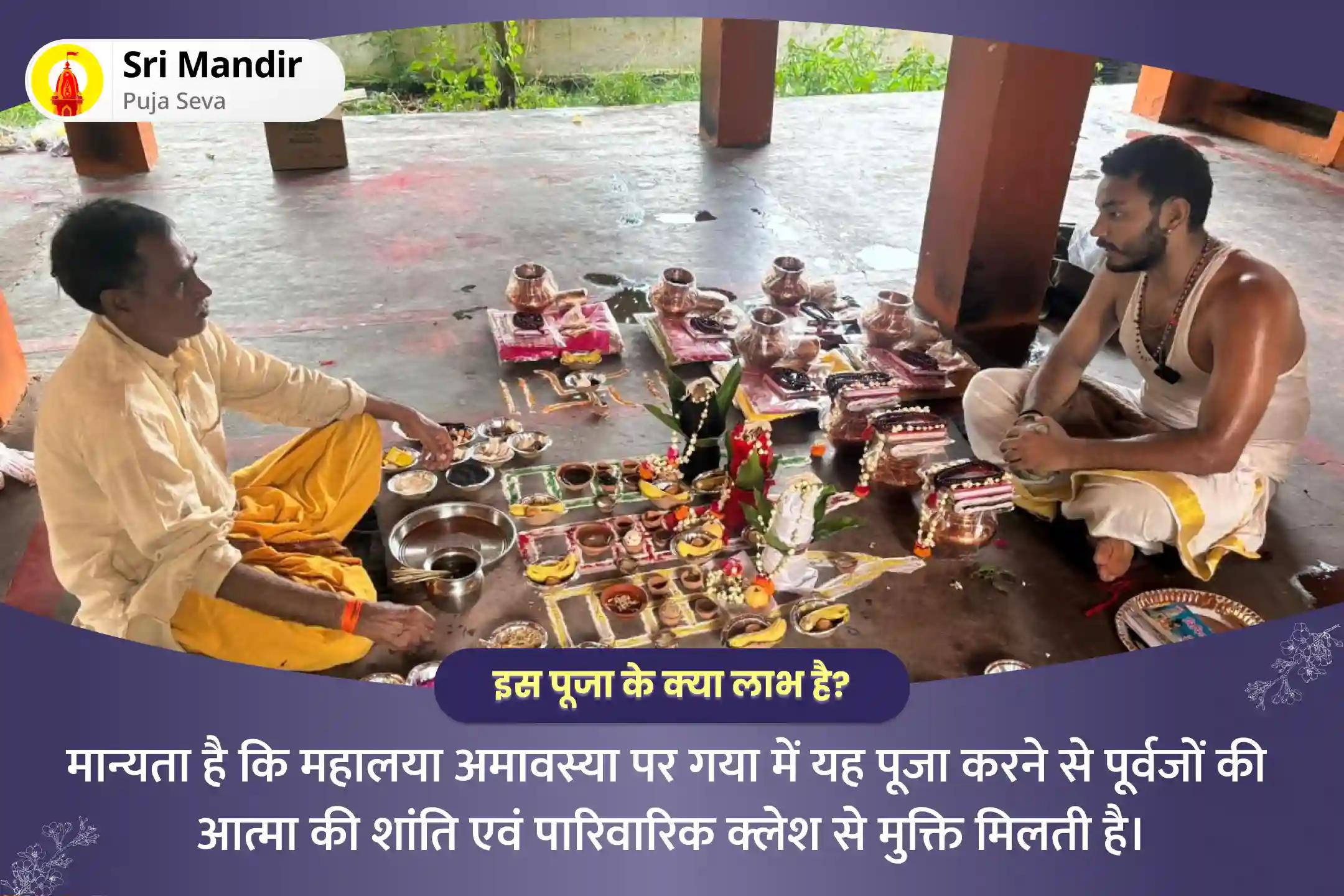 पूर्वजों की आत्मा की शांति एवं पारिवारिक क्लेश से मुक्ति के लिए महालया अमावस्या गया विशेष तिल तर्पण और पिंड दान