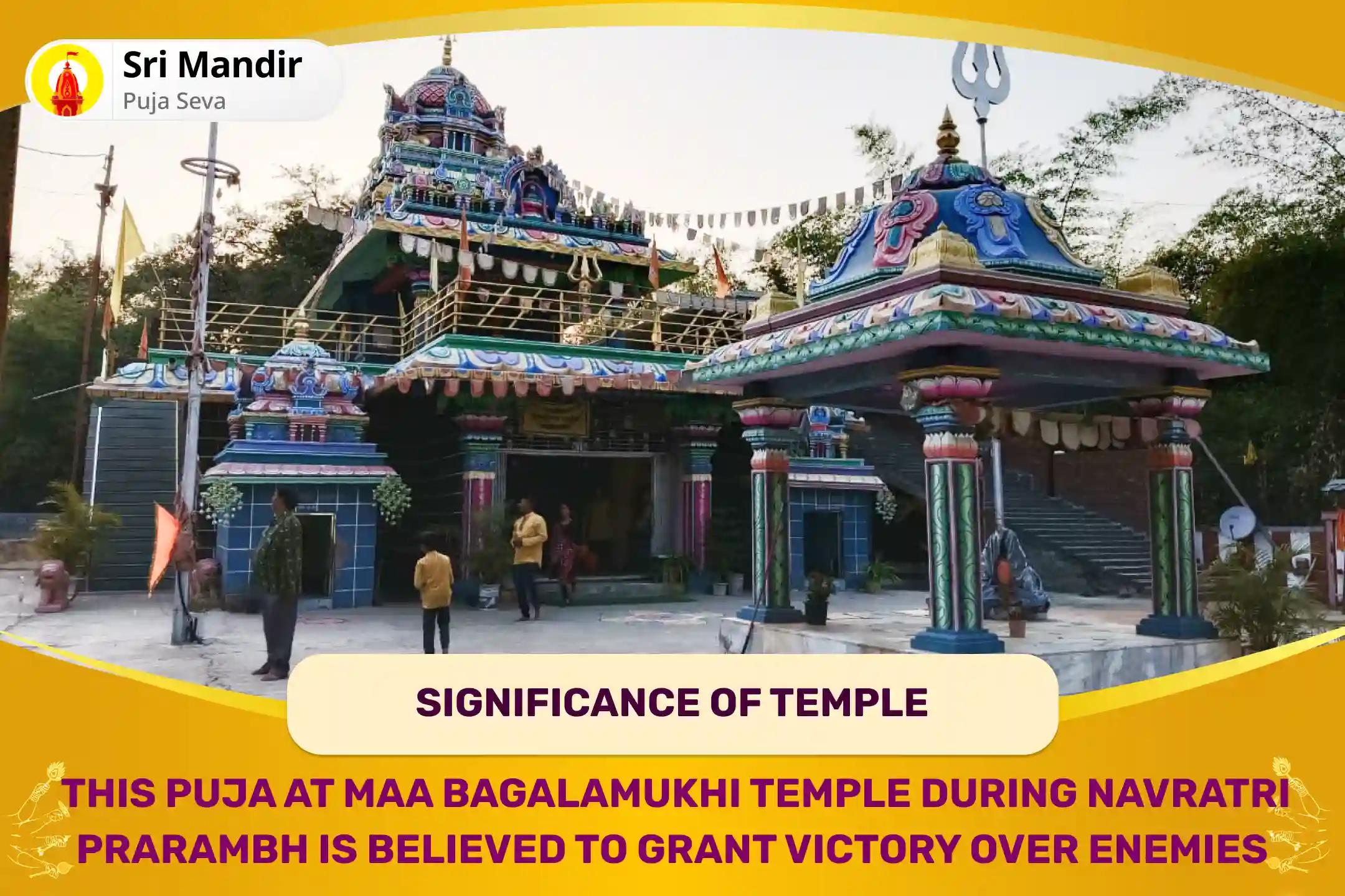 Navratri Prarambh Mahavidhya Havan Special Maa Bagalamukhi Tantra Yukta Havan and Yantra Shodashopachara Kumkum Abhishek For Victory in Court Cases and Victory over Enemies