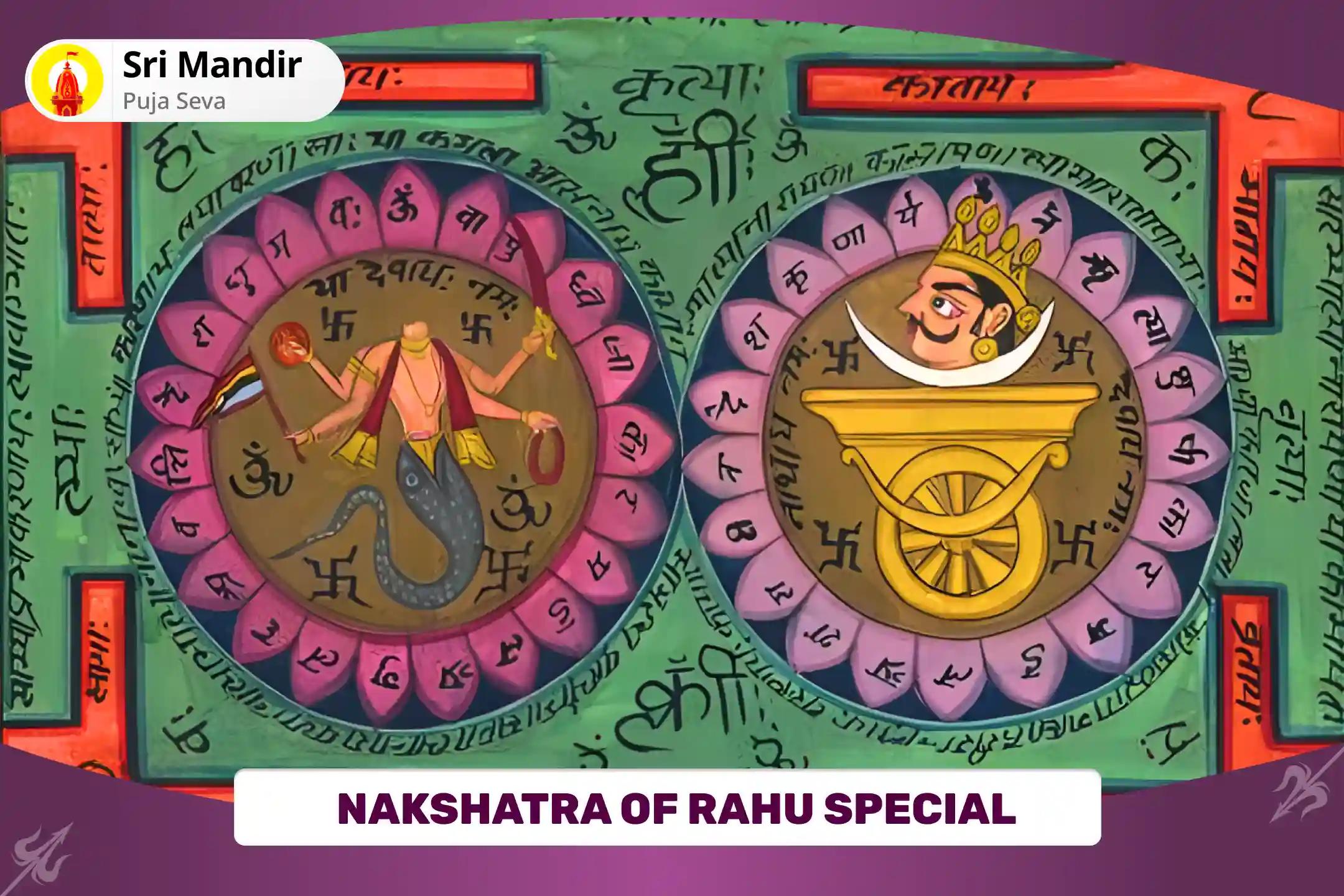 Nakshatra of Rahu Special Rahu-Ketu Peeda Shanti Puja and Shiv Rudrabishek to get Blessing for Mental clarity and Improved Decision-Making