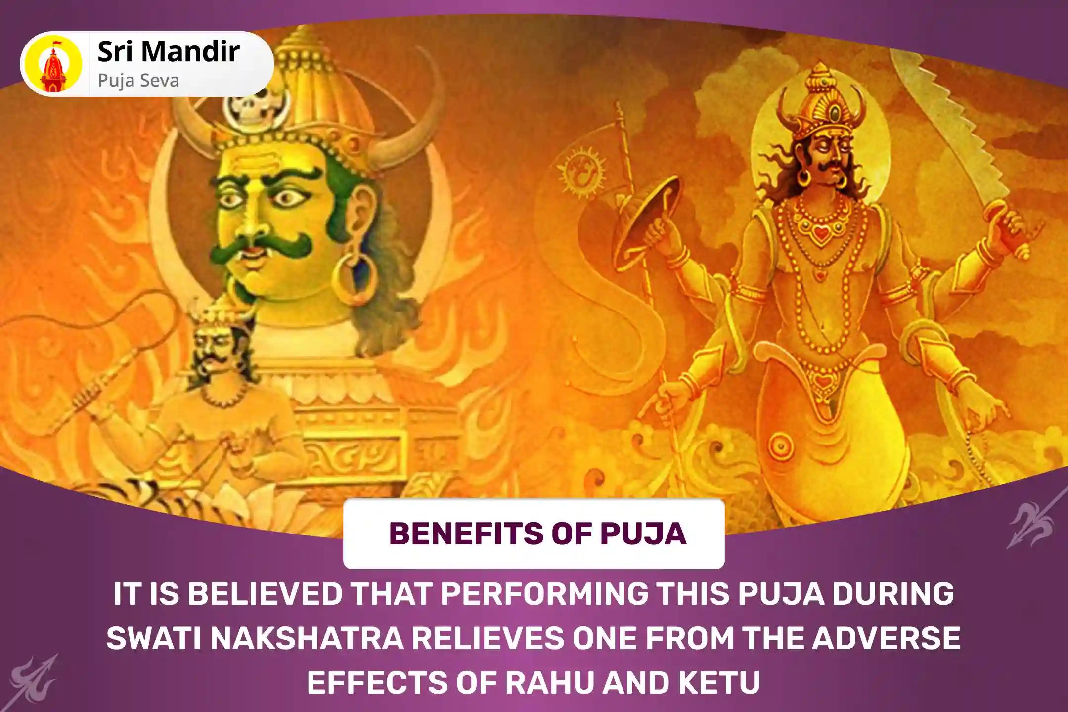 Nakshatra of Rahu Special Rahu-Ketu Peeda Shanti Puja and Shiv Rudrabishek to get Blessing for Mental clarity and Improved Decision-Making