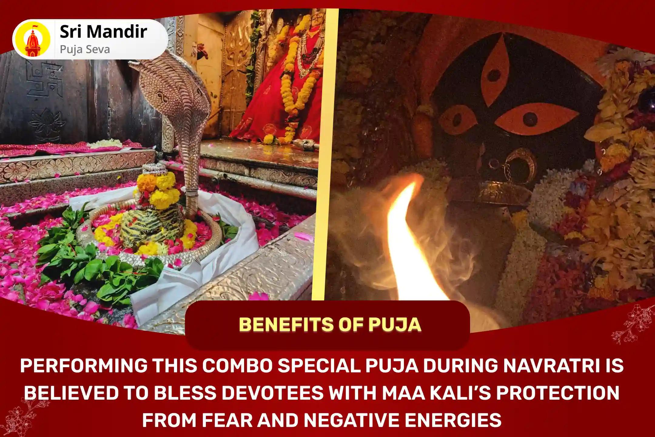 Navratri Shaktipeeth Jyotirlinga Combo Special 51,000 Maa Kali Rudra Roop Mantra Jaap and Shaktipeeth Nav Chandi Homa for Protection from Fear and Negative Energies