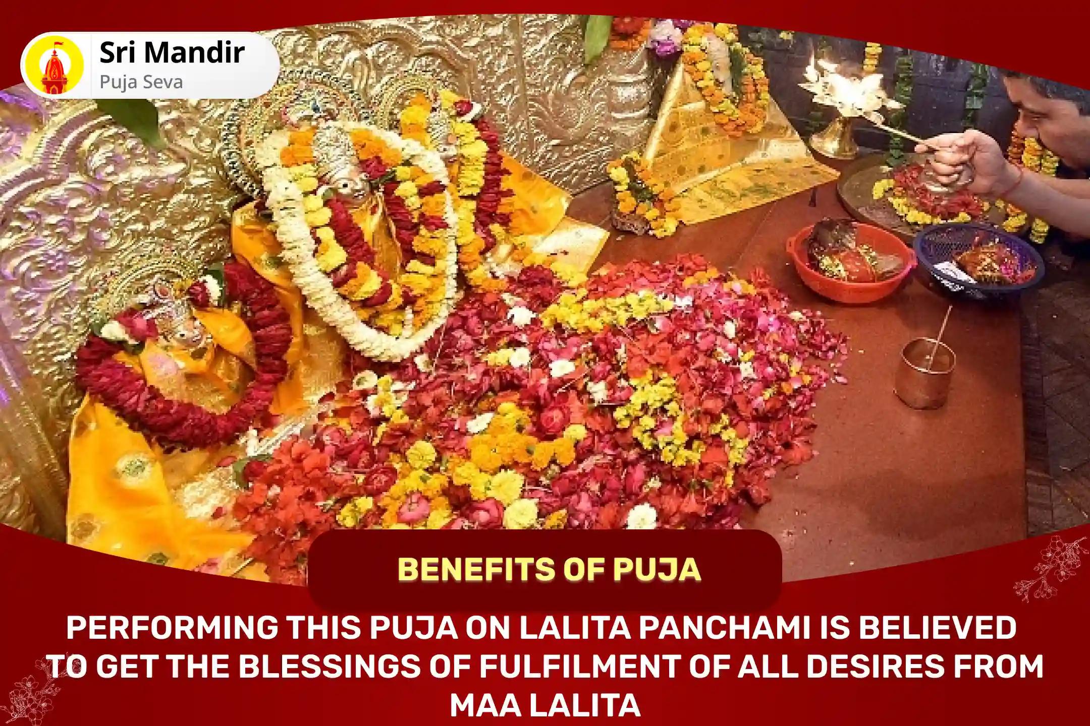 Lalita Panchami Mahavidya Shaktipeeth Special Lalita Sahasranama Path And Tripura Sundari Havan for Fulfilment of all Desires