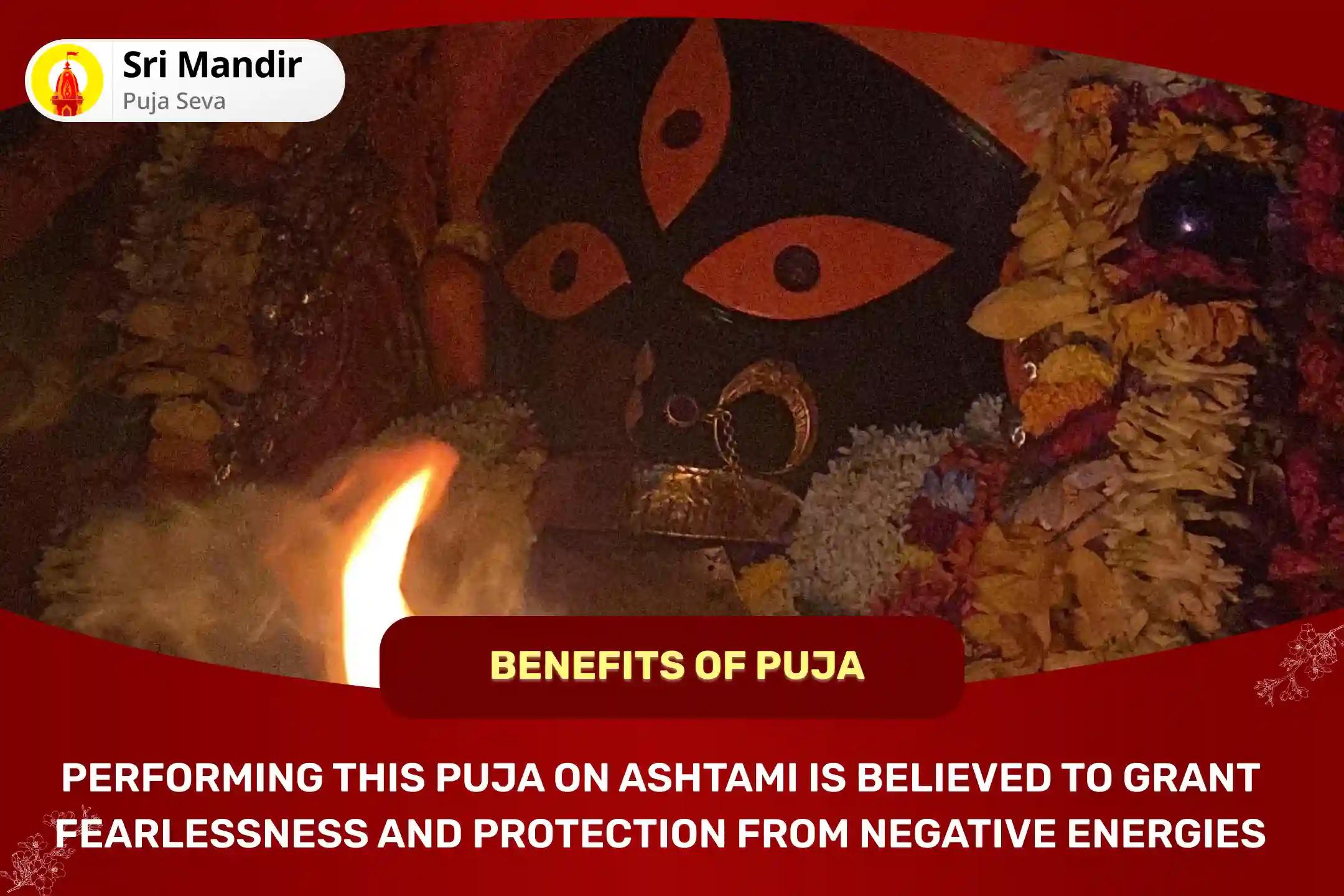 Navratri Maha Ashtami Shaktipeeth Anushthan 11,000 Maa Kali Mool mantra Jaap and Kali Karpoorashtakam for Blessings to Attain Fearlessness and Protection from Negative Energies
