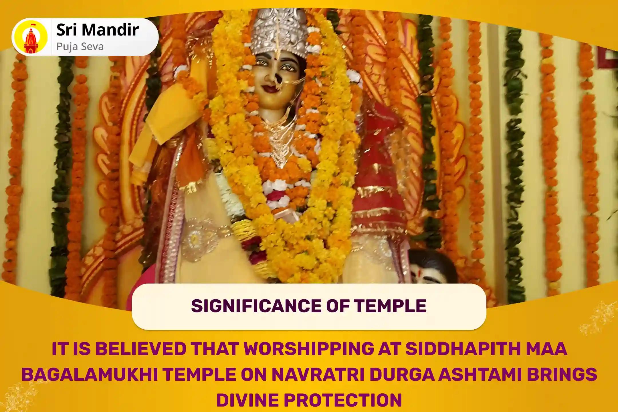 Navratri Durga Ashtami Mahavidya Special Bagalamukhi-Pratyangira Kavach Path, 1,25,000 Bagalamukhi Mool Mantra Jaap and Havan for Devi's Protection to Repel Malevolent Energies and Negative Influences