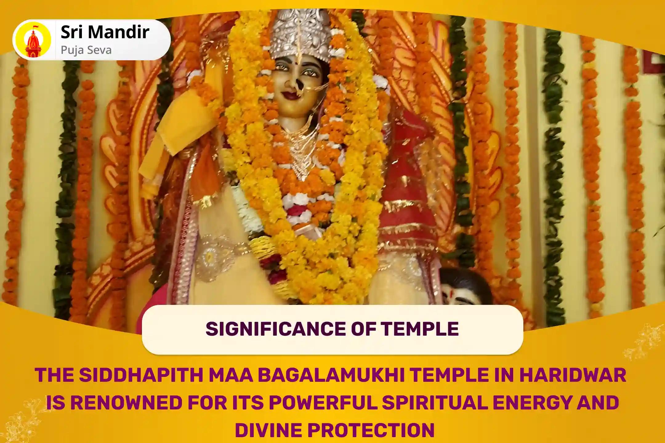 Navratri Shashti Mahavidya Mahanushthan 1,25,000 Durga Navarna Mantra Jaap and Maa Bagalamukhi Tantra Yukta Havan for Blessings of Victory over Enemies, Adversities and Court Cases