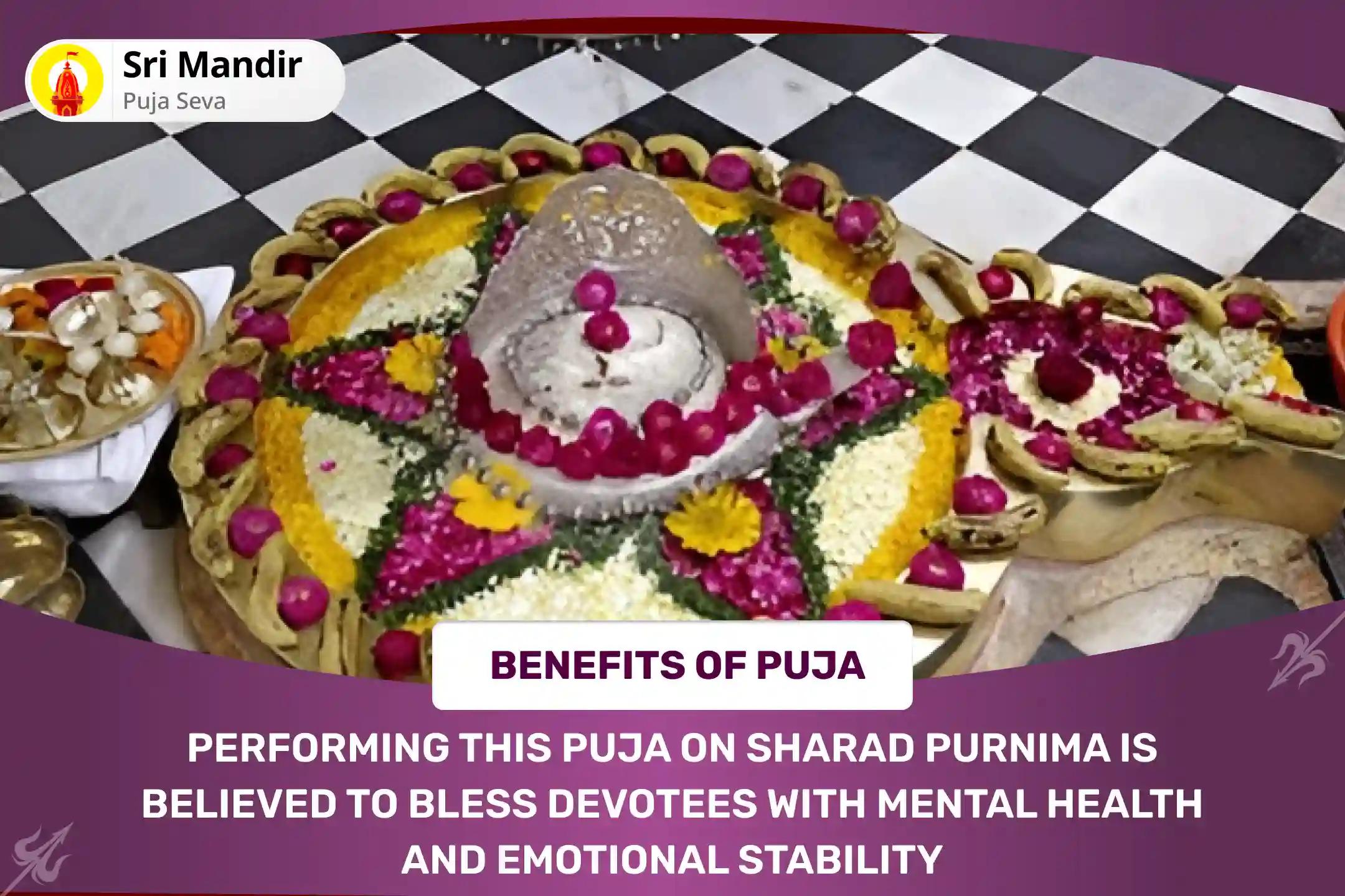 Sharad Purnima Chandra Graha Special 10,000 Chandra Beej Mantra Jaap and Shiv Rudrabhishek to Receive Blessings of Mental Well-Being and Emotional Stability
