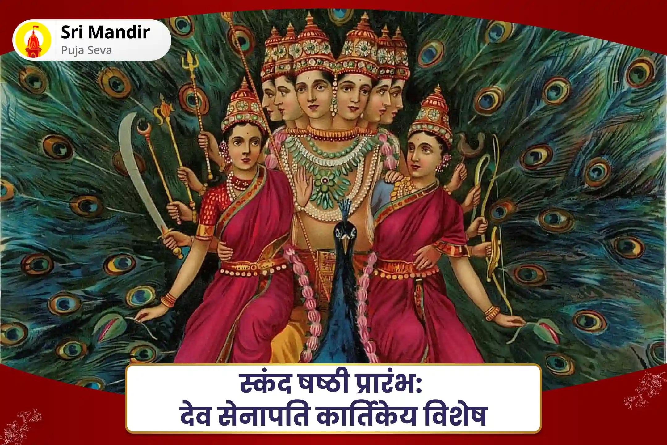जीवन में शत्रुओं एवं बाधाओं पर विजय प्राप्ति के आशीर्वाद के लिए स्कंद षष्ठी प्रारंभ: देव सेनापति कार्तिकेय विशेष शत्रु संहार त्रिशति हवन