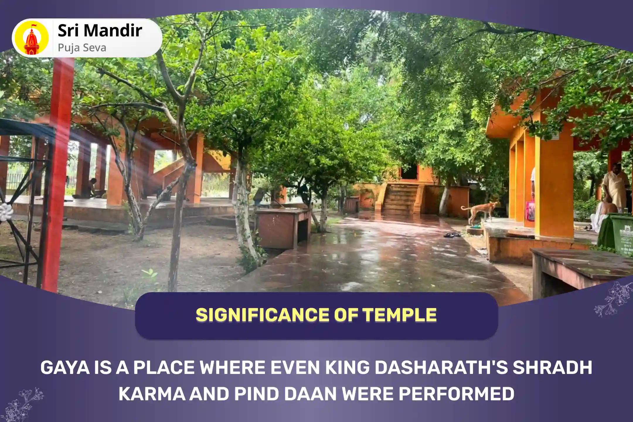 Amavasya Tithi Devta Gaya Special Pitru Dosha Nivaran Tripindi Shradh Puja for peace of ancestors' souls and resolving family disputes