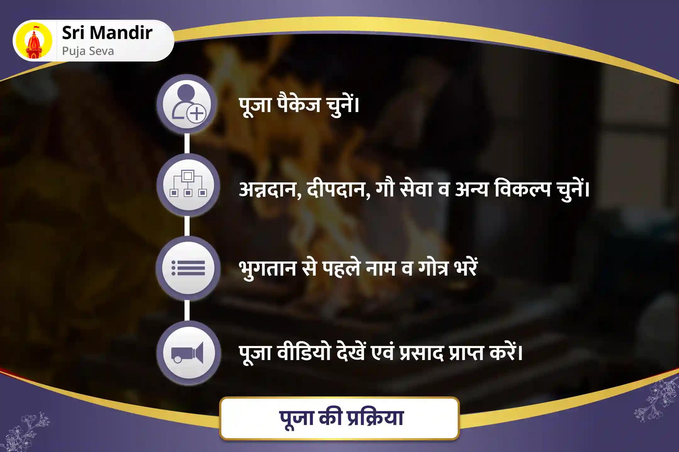 भाई-बहनों की सुरक्षा एवं दीर्घायु के आशीर्वाद के लिए भाई दूज प्रथम चार धाम विशेष यम दंड मुक्ति, यम स्तुति और यमुना दूध अभिषेक