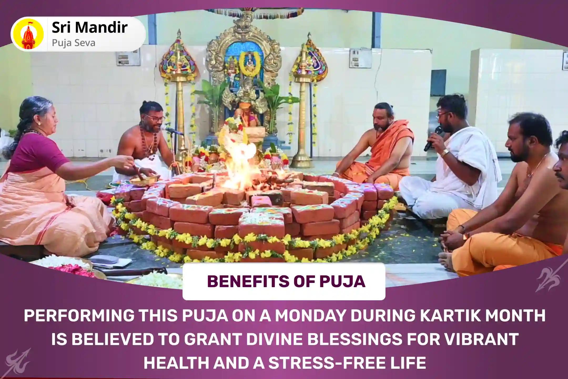 Kartik Monday 'God of Health' Special 11,000 Mahamrityunjay Mantra Jaap and Dhanvantari Homa for Divine Blessings of Vibrant Health and a Stress-Free Life
